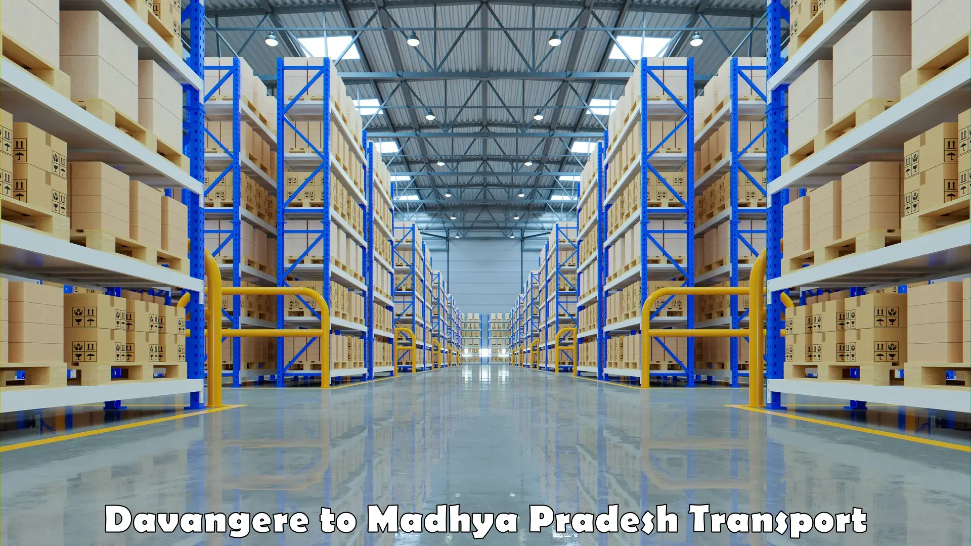 Goods transport services Davangere to IIIT Bhopal