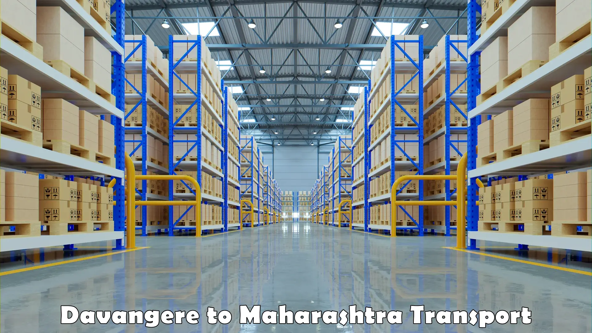 Furniture transport service Davangere to Aurangabad