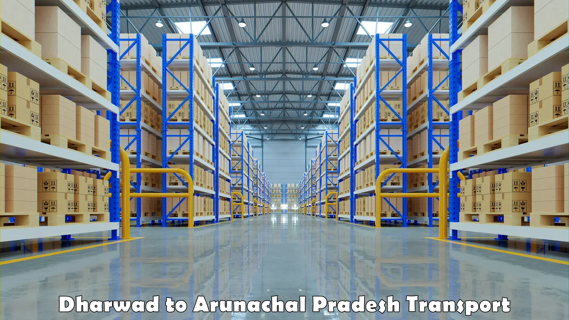 Package delivery services Dharwad to Aalo