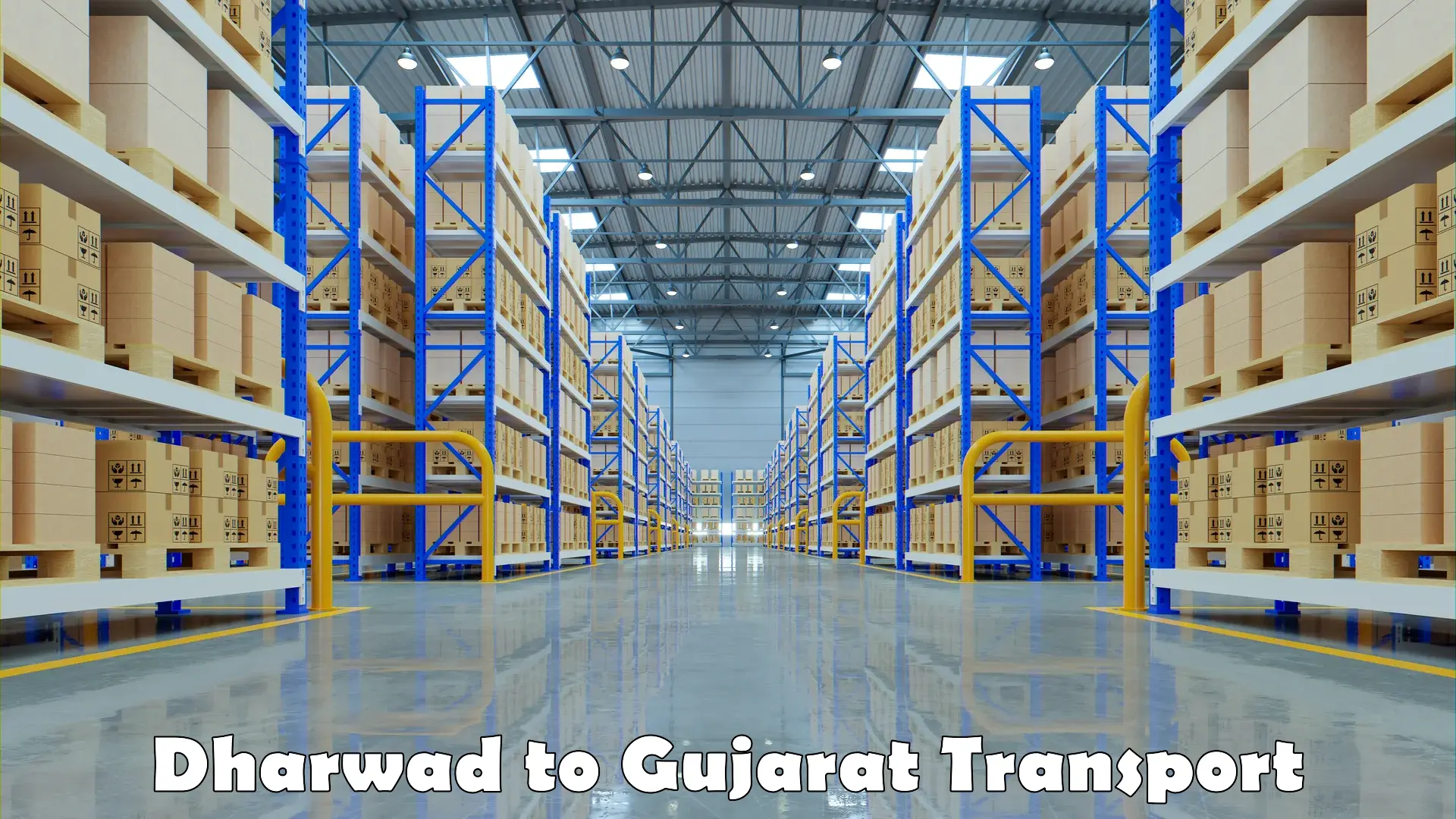 Part load transport service in India Dharwad to IIIT Surat
