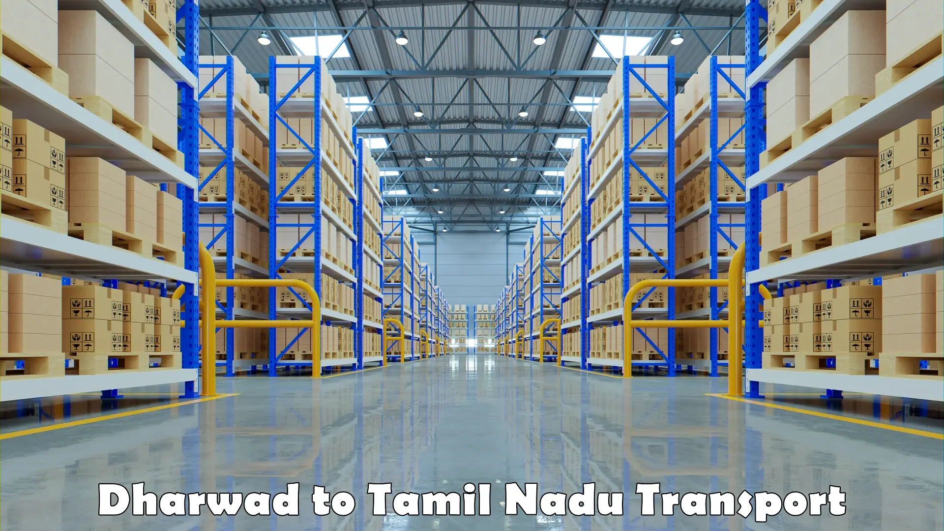 Two wheeler parcel service Dharwad to Tamil Nadu