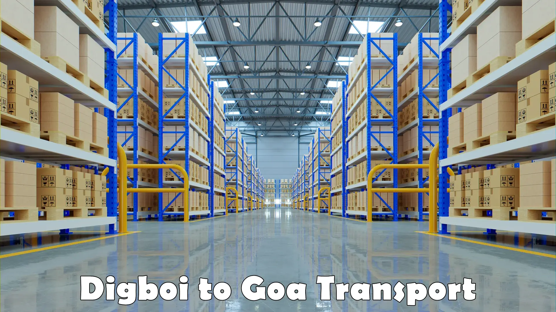 Interstate goods transport Digboi to Ponda