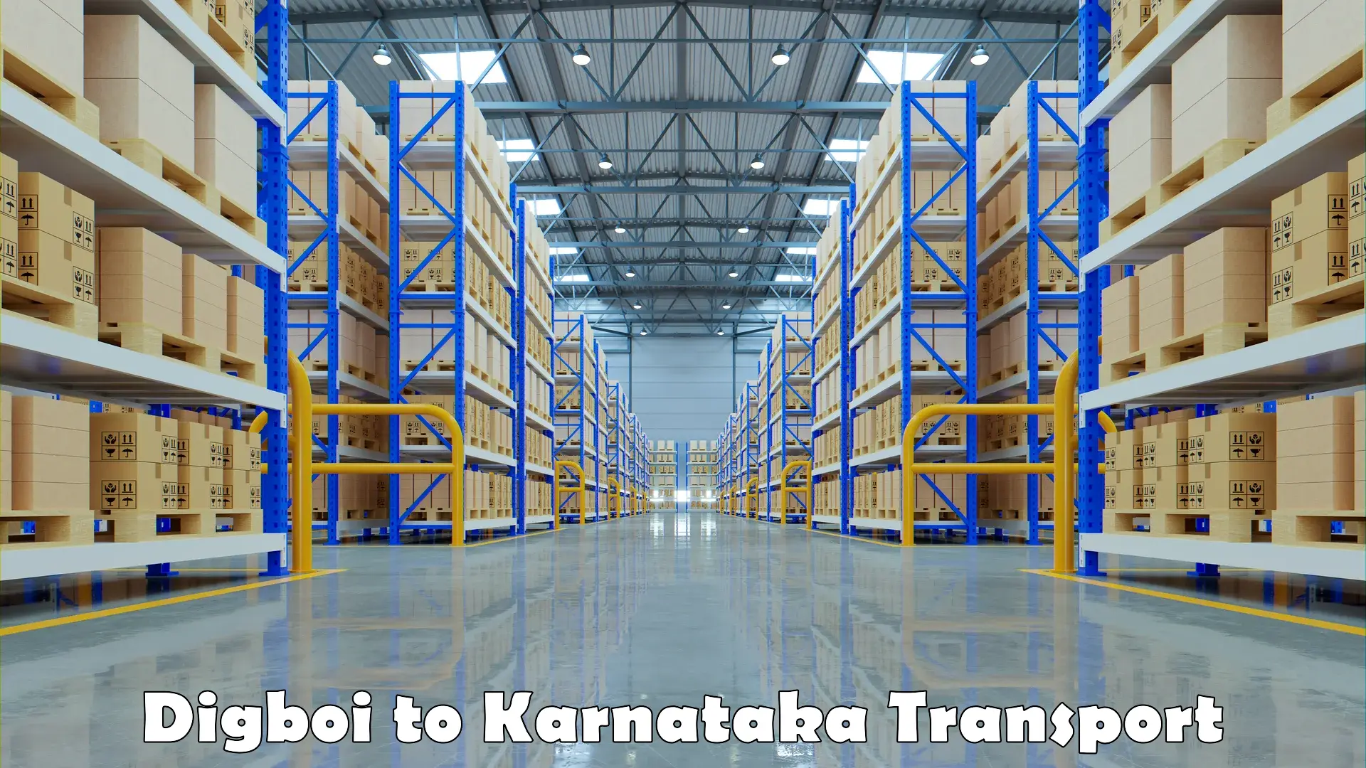 Land transport services in Digboi to Karnataka