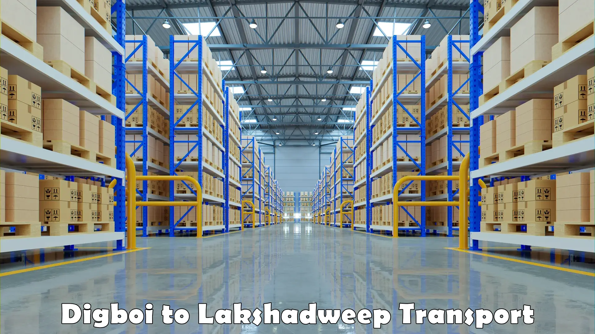 Container transportation services Digboi to Lakshadweep