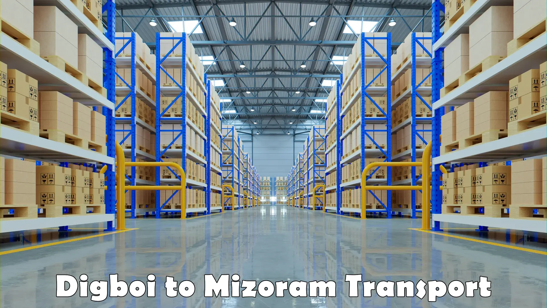 All India transport service Digboi to Mizoram