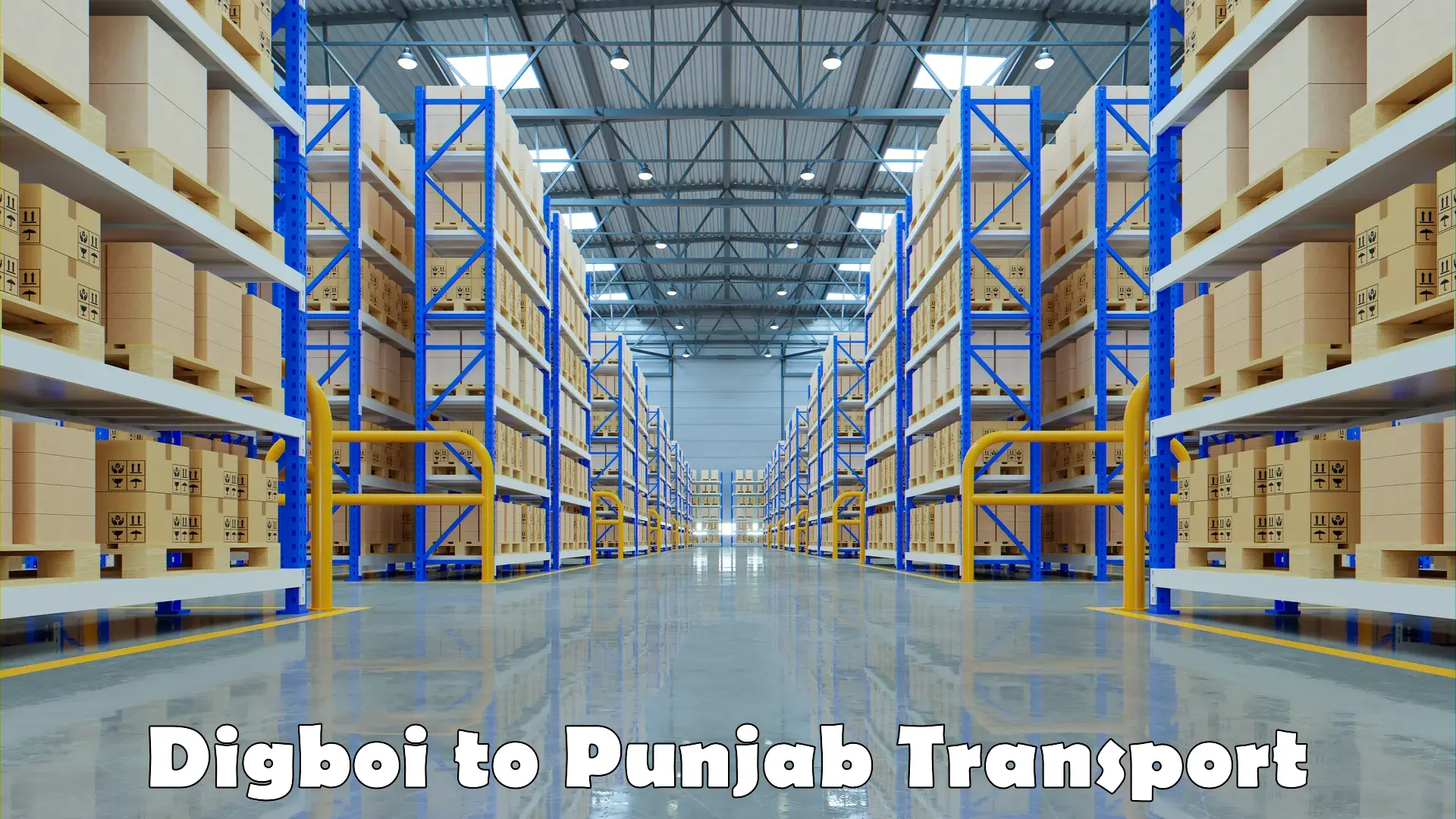 Container transportation services Digboi to Punjab