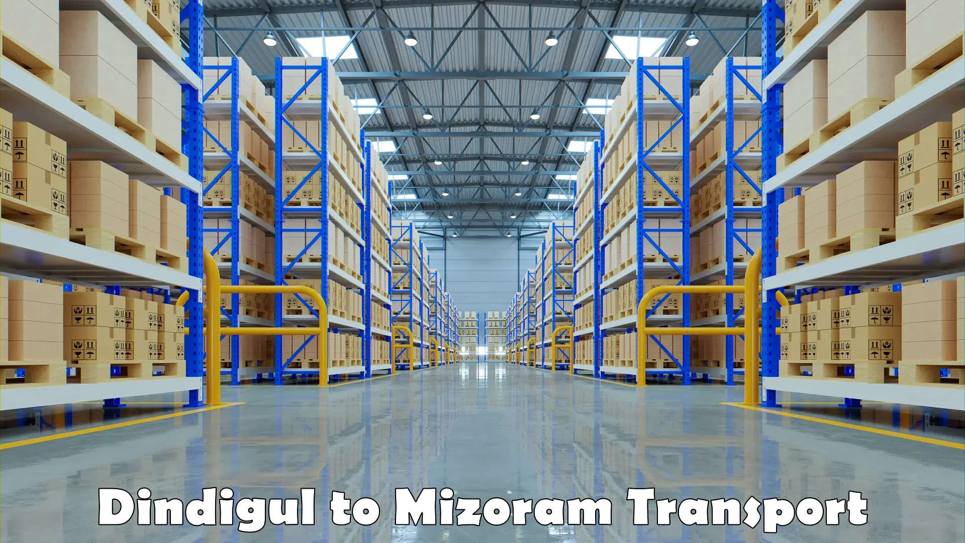 Shipping services Dindigul to Mizoram University Aizawl
