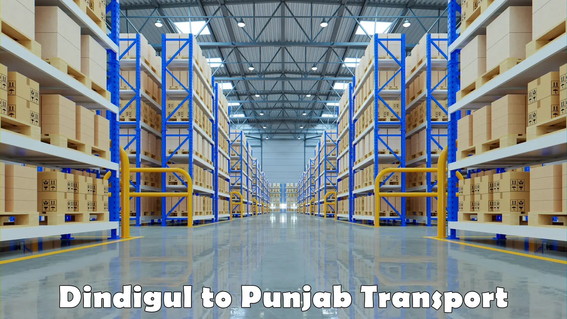 Lorry transport service Dindigul to Punjab Agricultural University Ludhiana