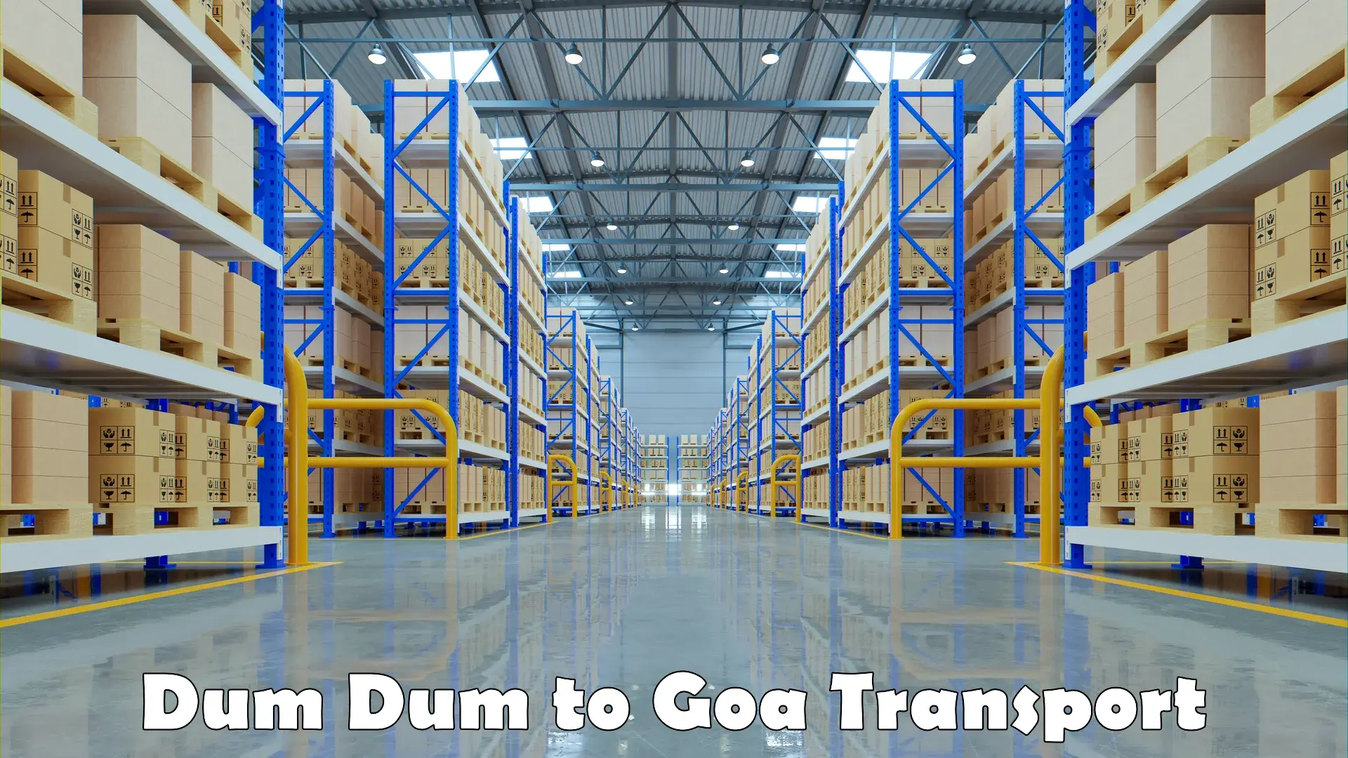 Two wheeler parcel service Dum Dum to South Goa