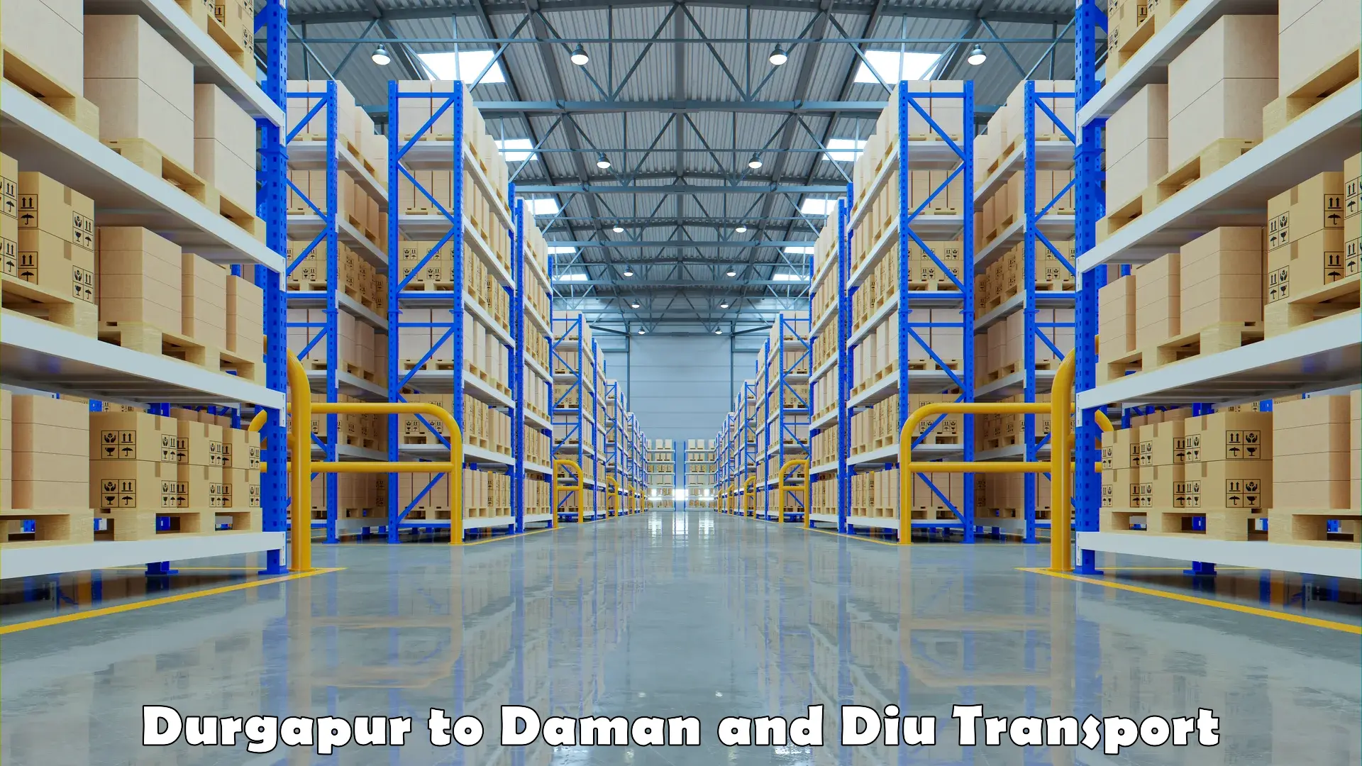 Daily transport service Durgapur to Daman and Diu