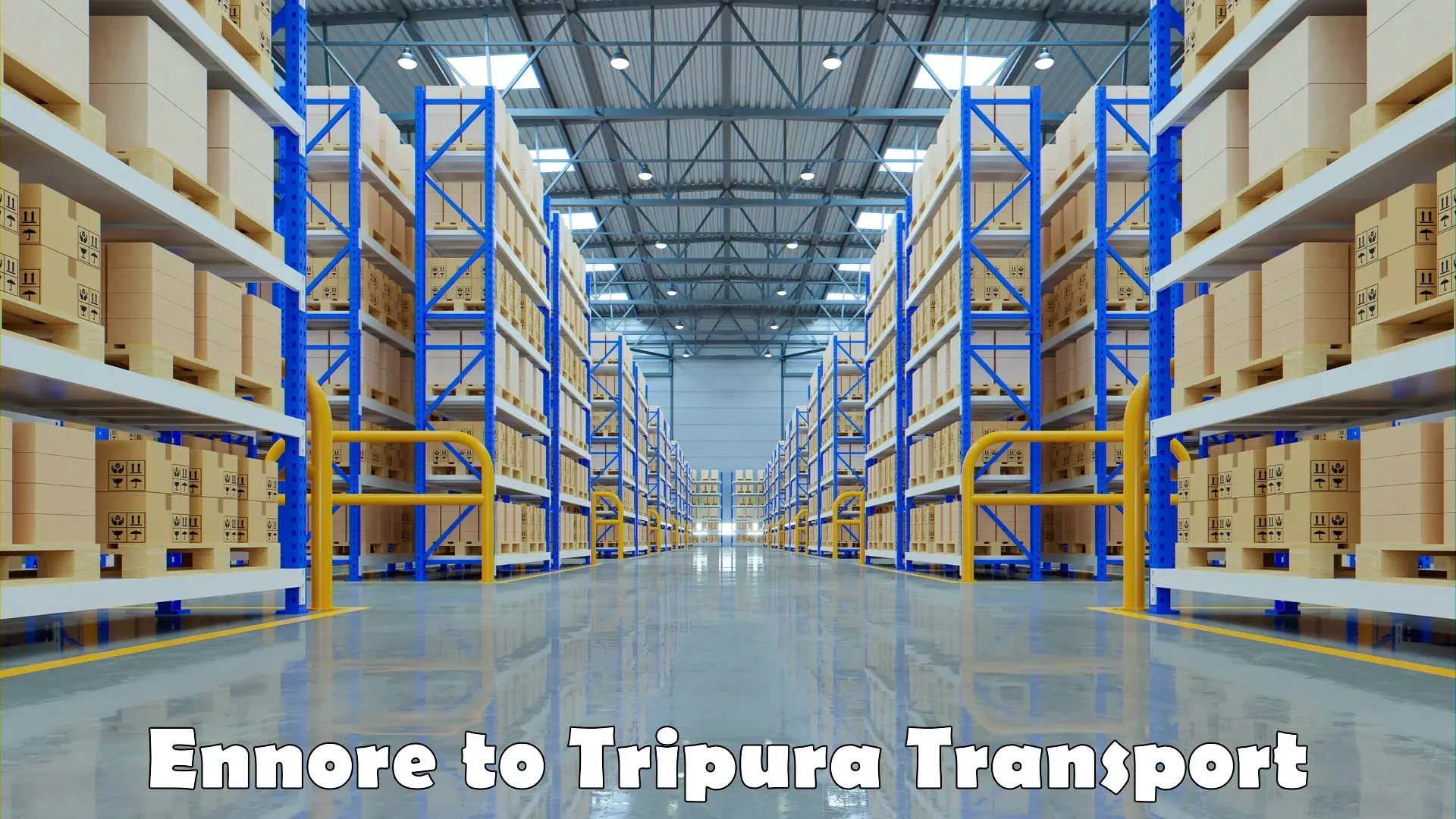 Package delivery services Ennore to Tripura