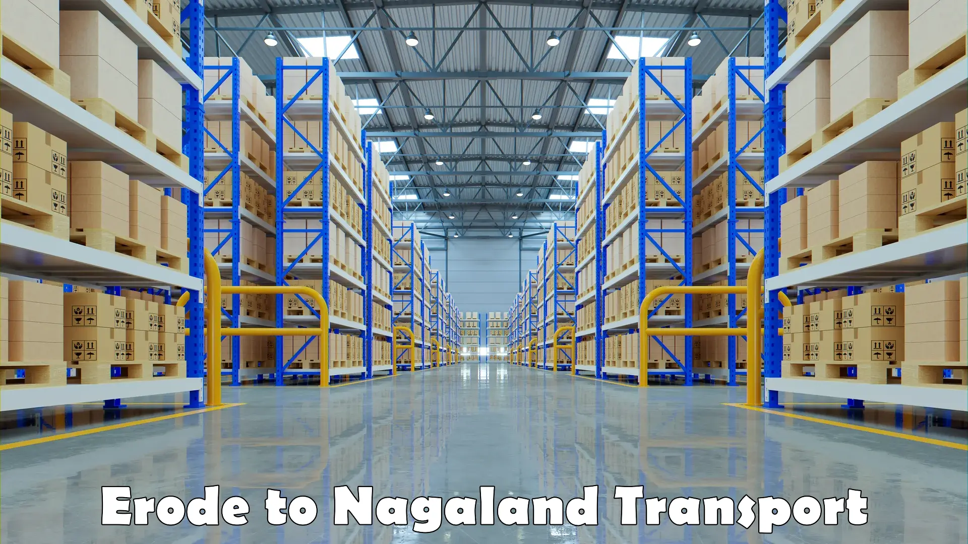 Container transport service Erode to Nagaland