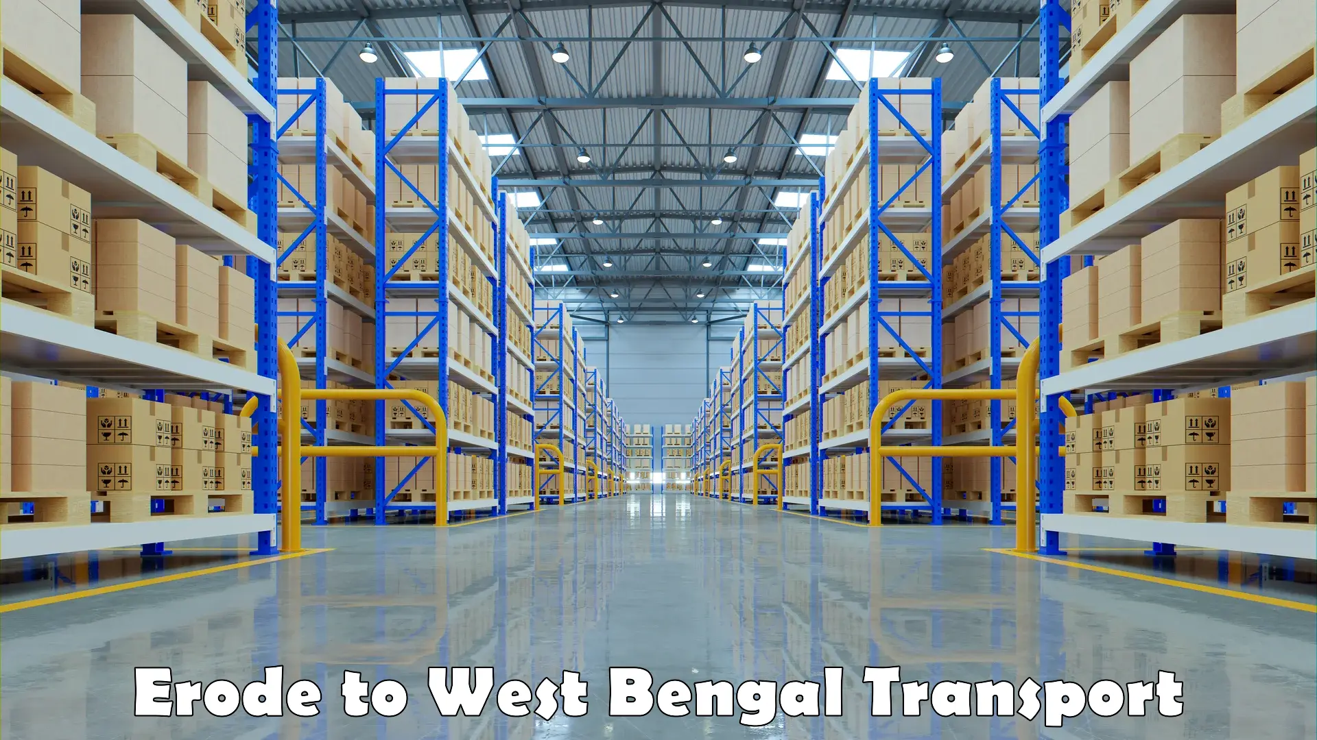 Shipping services Erode to West Bengal