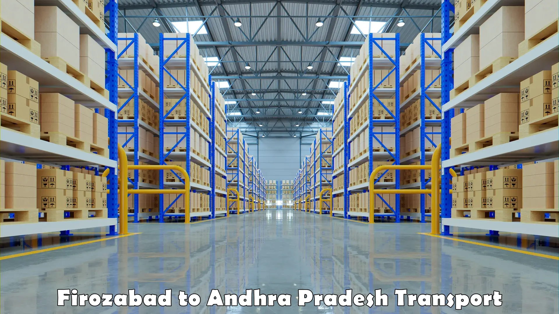 Online transport Firozabad to Andhra Pradesh