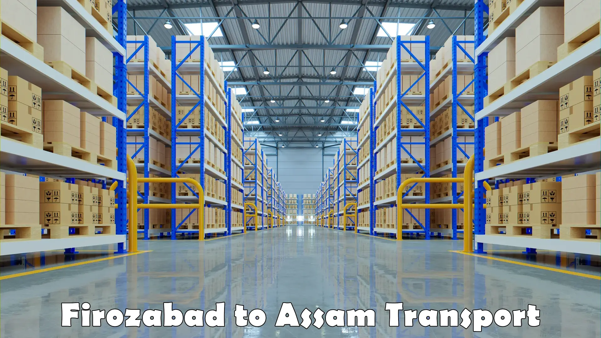 Package delivery services Firozabad to Assam