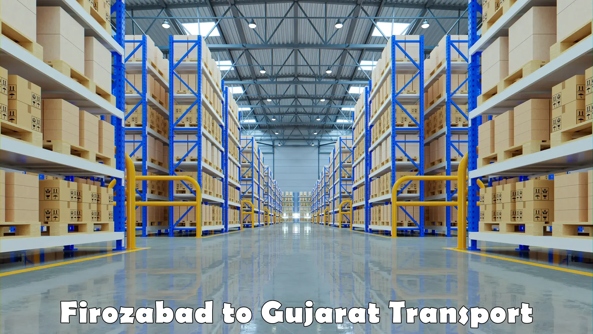 Domestic transport services Firozabad to Patan Gujarat