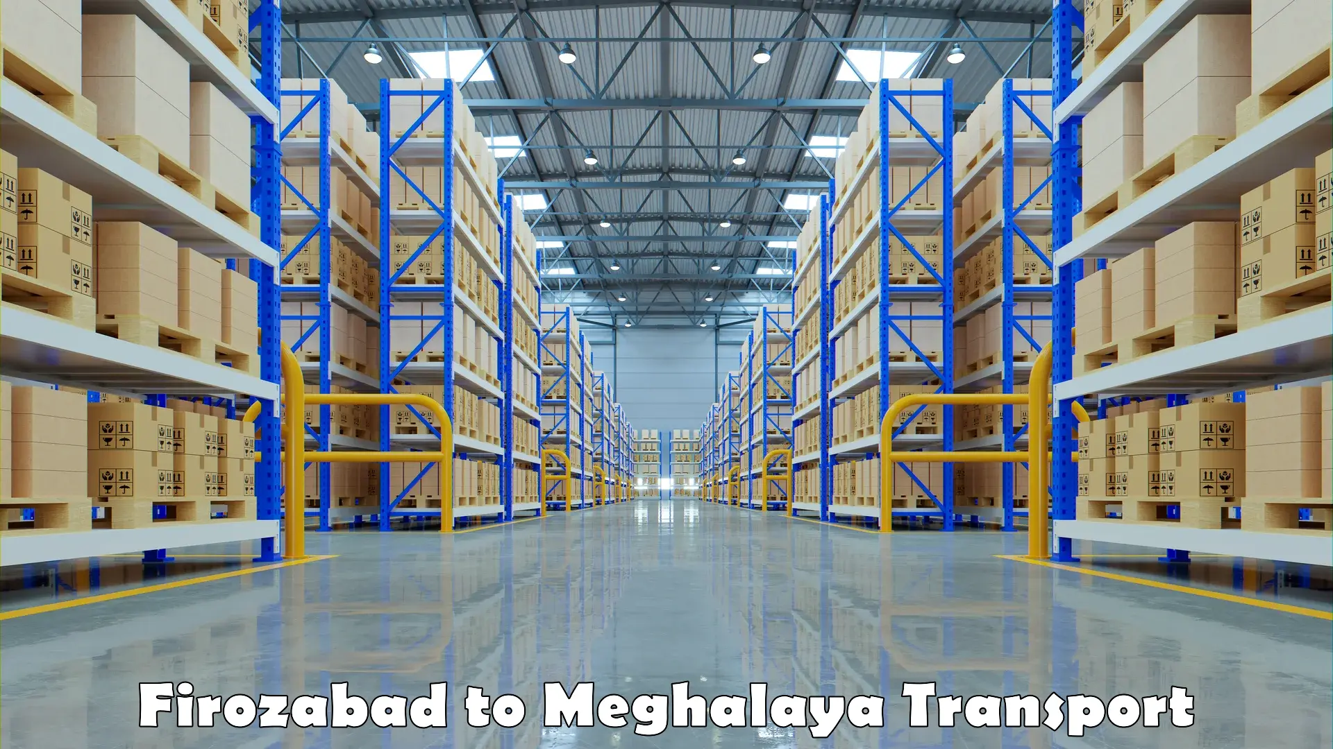 Luggage transport services Firozabad to Meghalaya