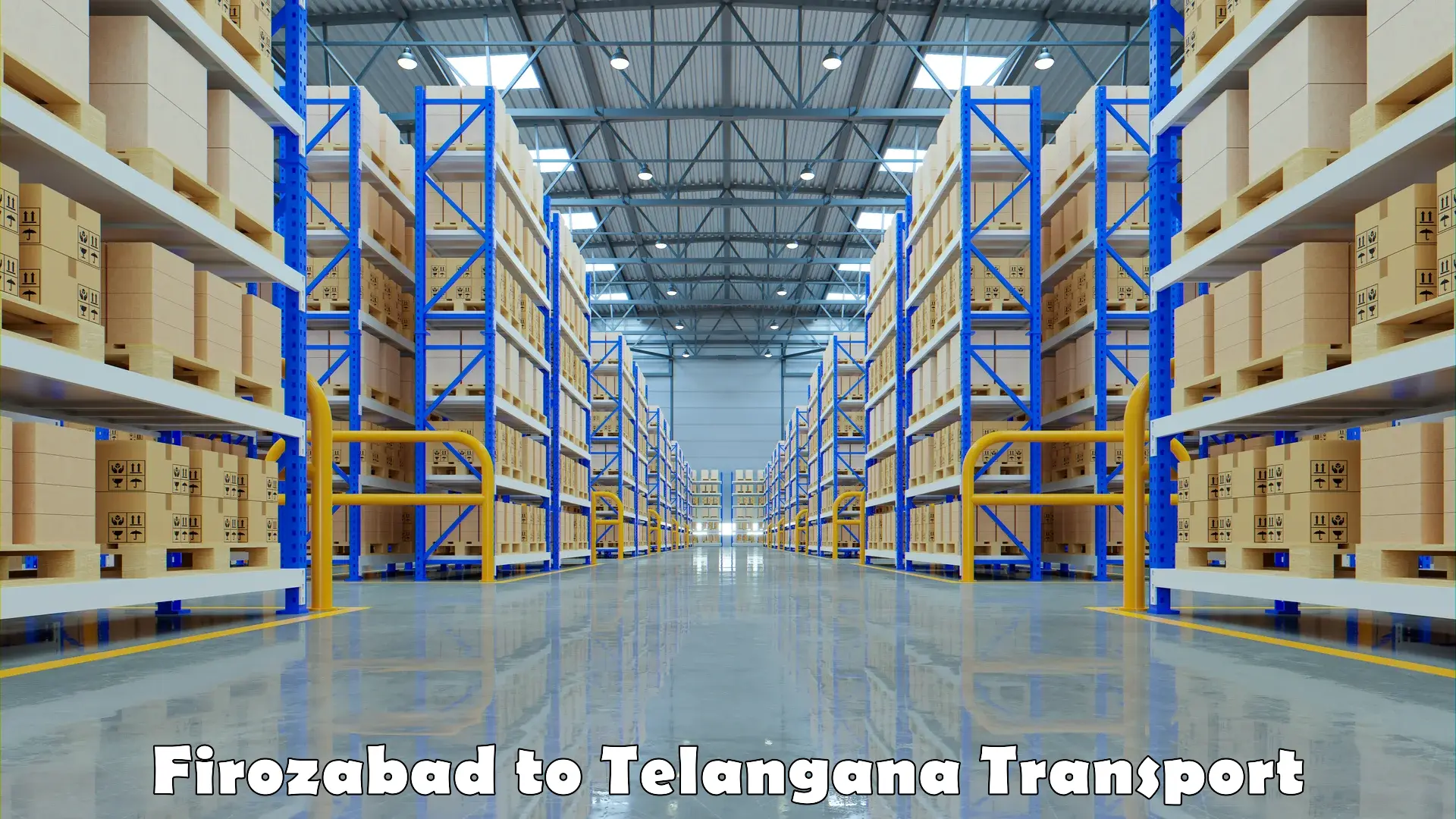 Commercial transport service Firozabad to Mancherial