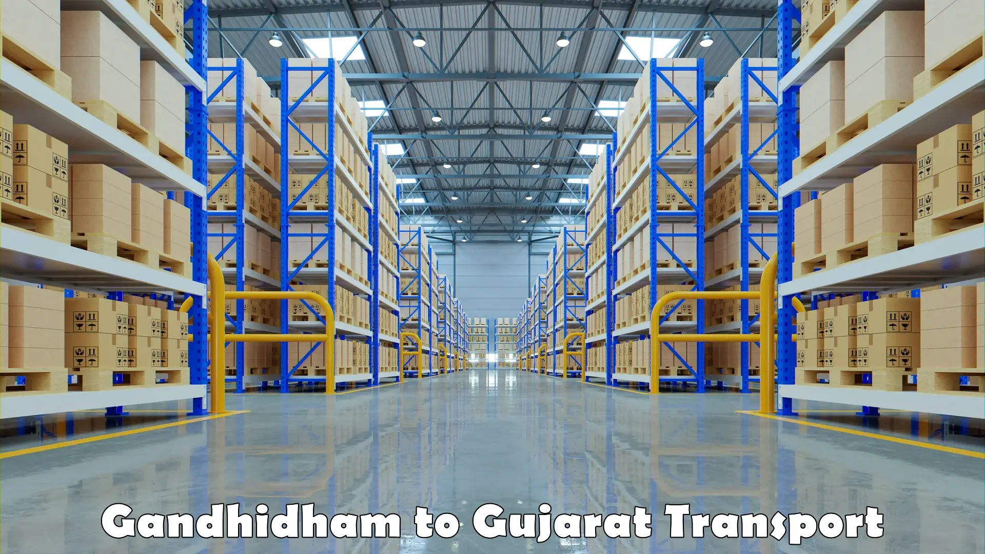 Package delivery services Gandhidham to Nanpura