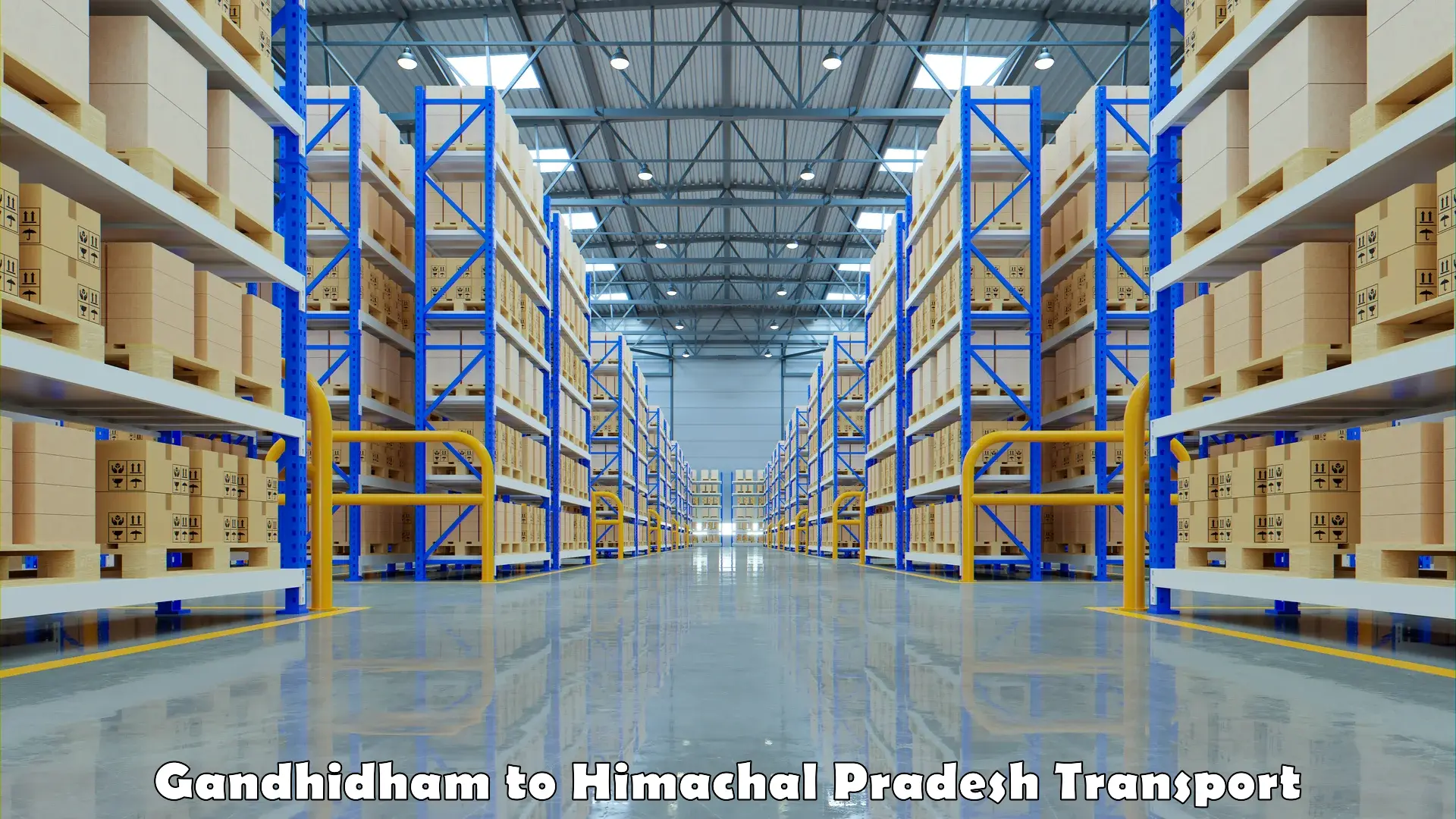 Truck transport companies in India Gandhidham to Nirmand