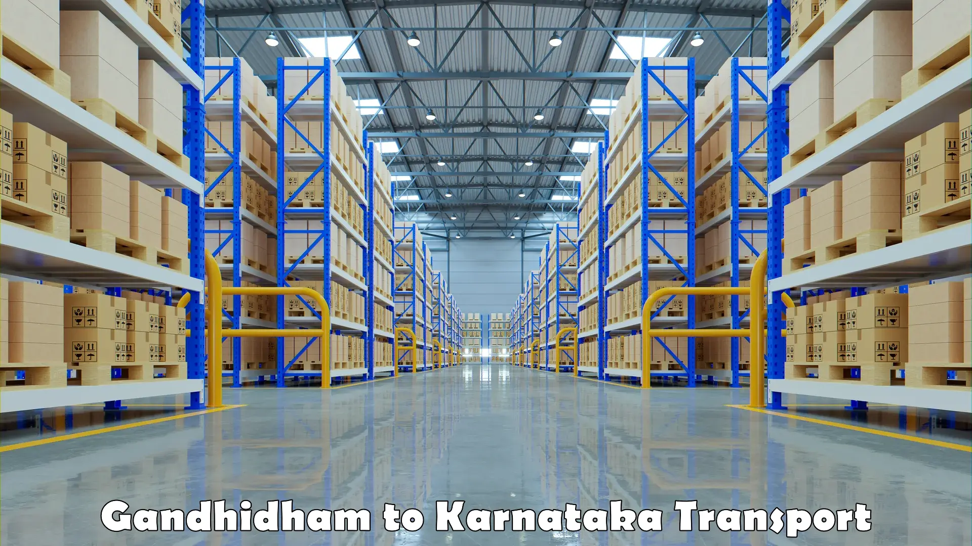 Cargo transport services Gandhidham to Khanapur Karnataka