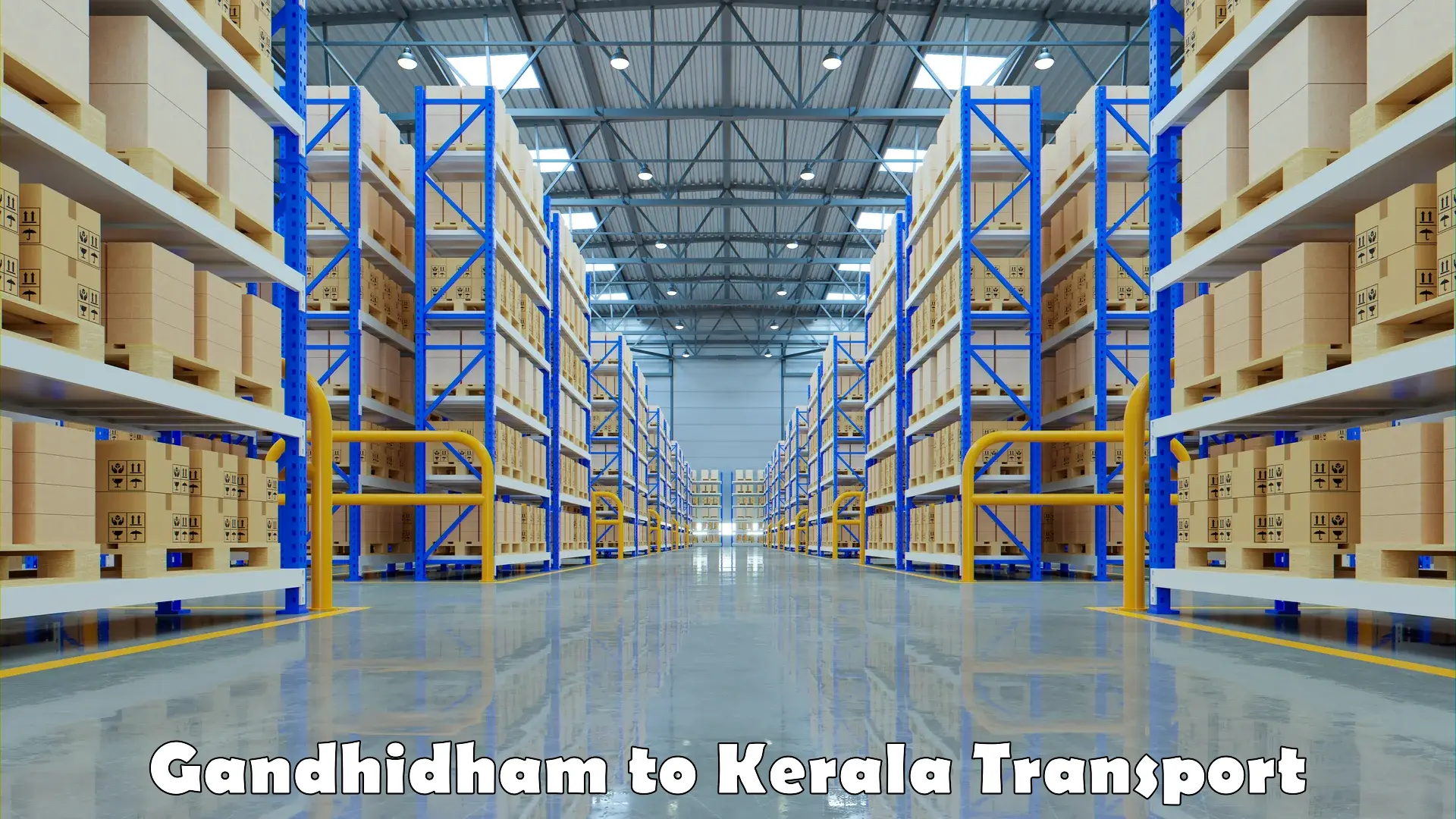 Intercity goods transport Gandhidham to Ponnani