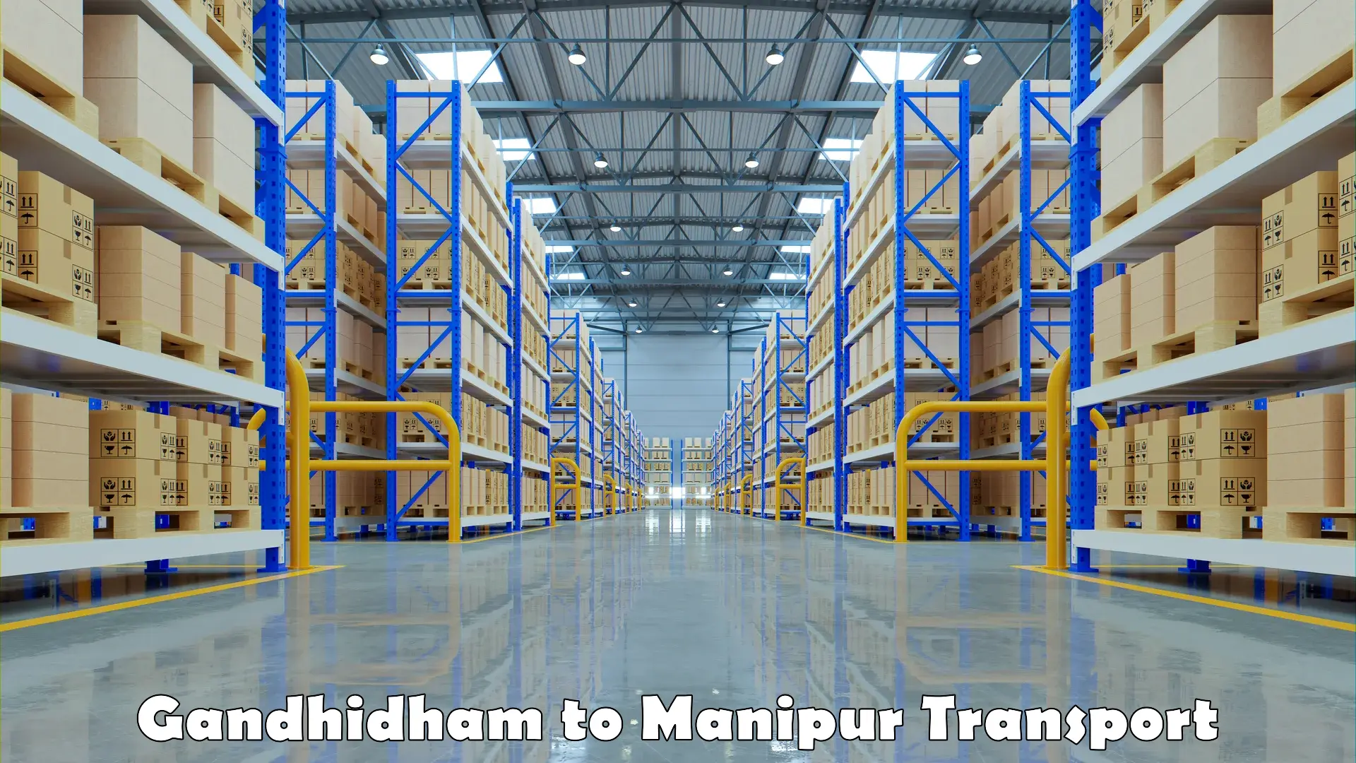 Logistics transportation services Gandhidham to Jiribam