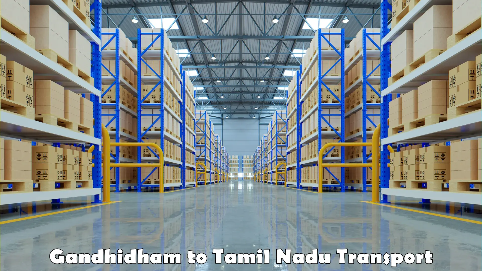 Part load transport service in India Gandhidham to Virudhachalam