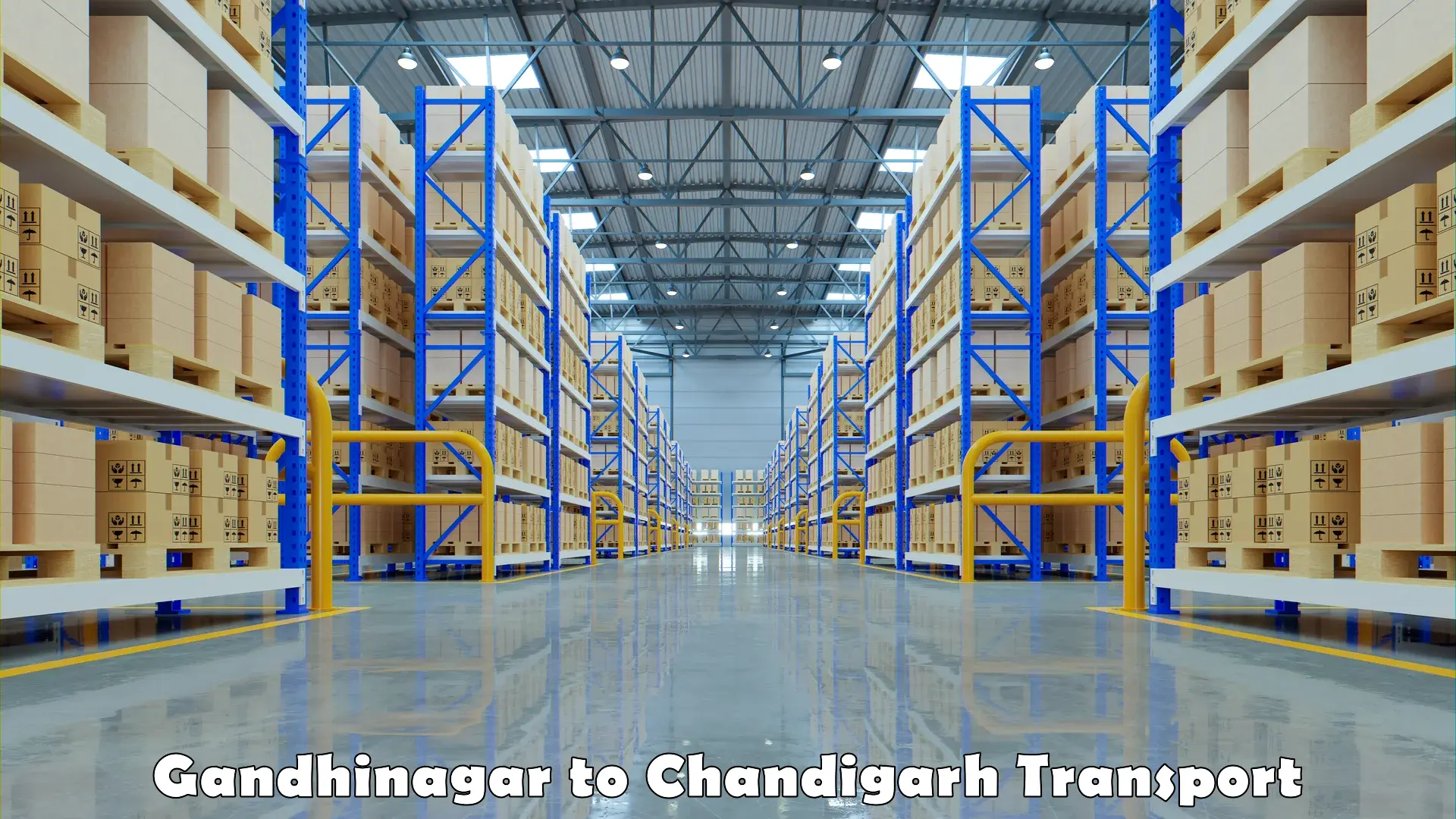 Nearby transport service Gandhinagar to Panjab University Chandigarh