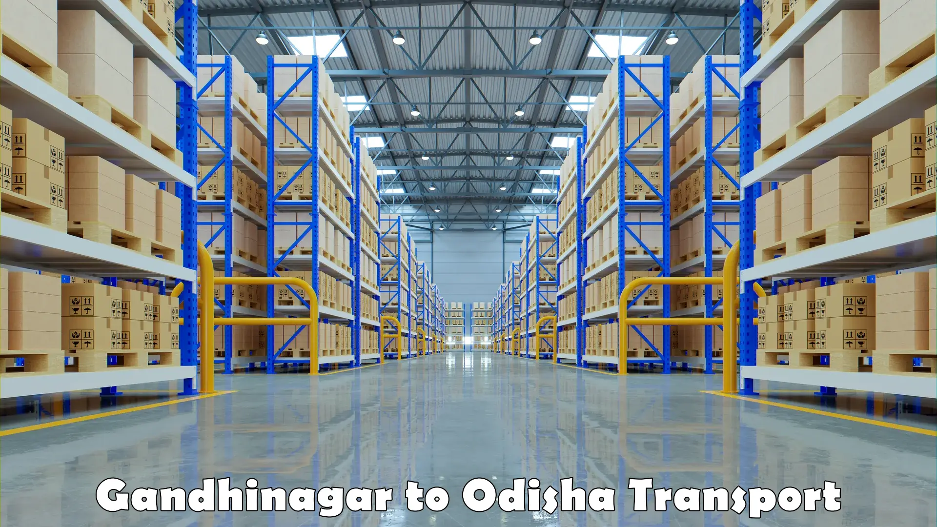 Material transport services Gandhinagar to Anandapur