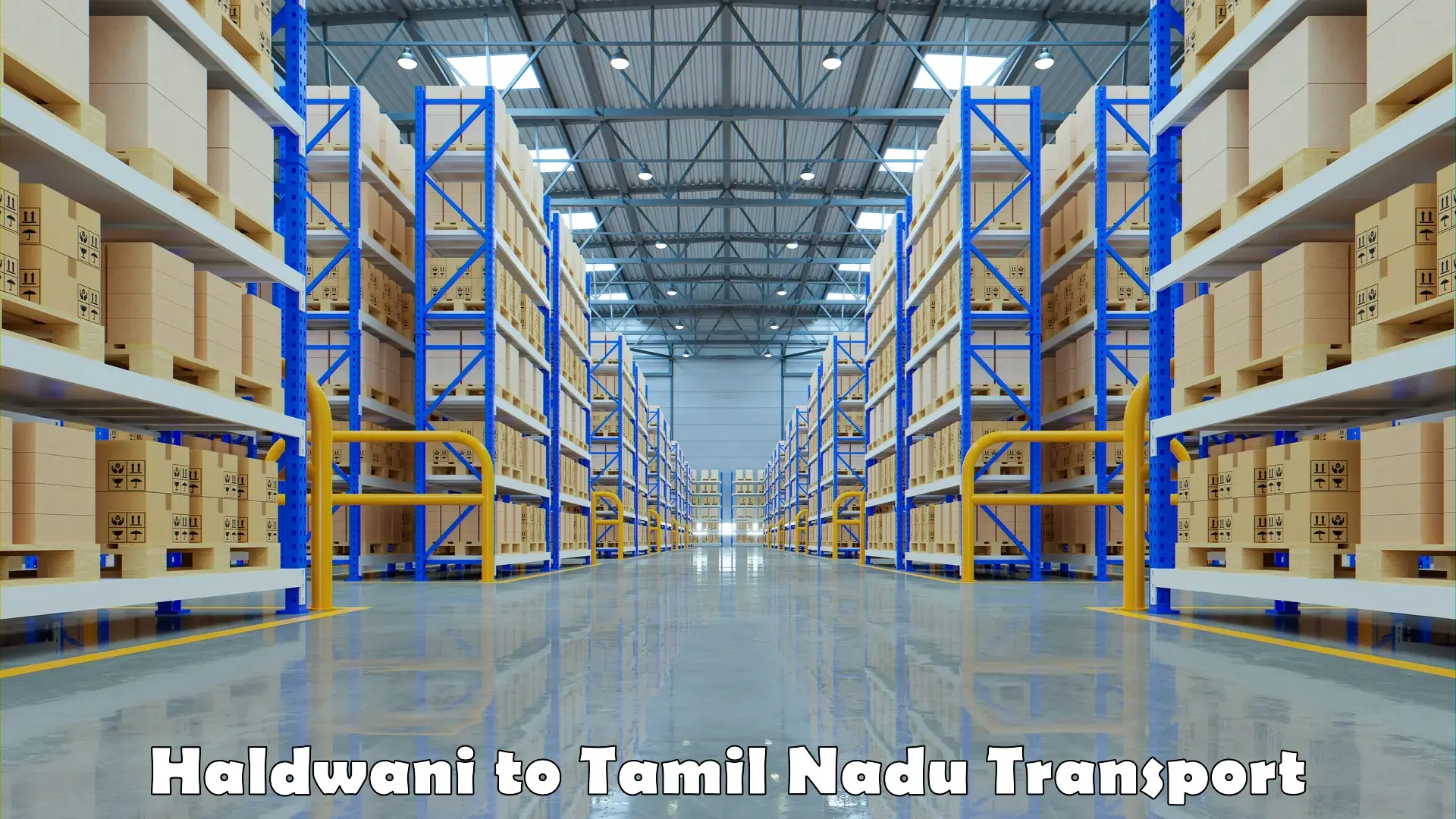 Land transport services Haldwani to Madurai Kamraj University