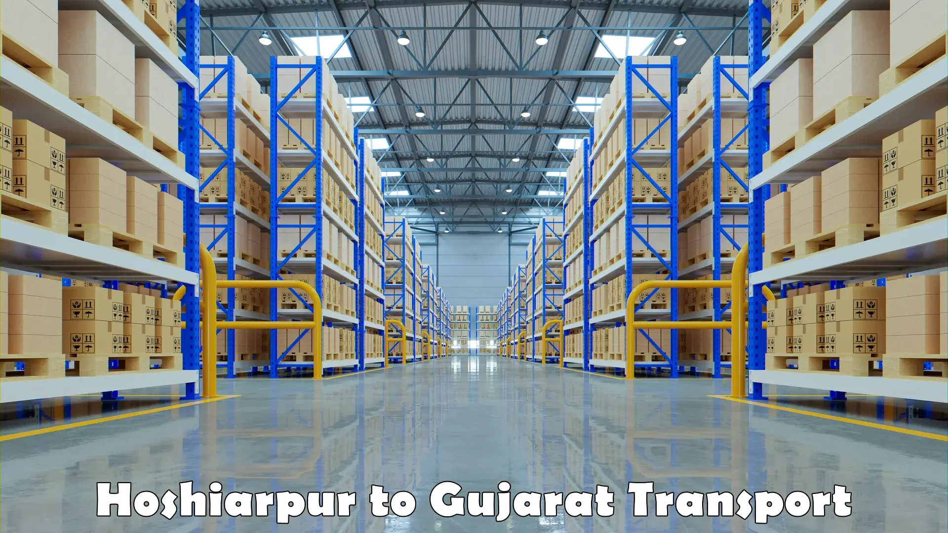 Package delivery services in Hoshiarpur to Gujarat
