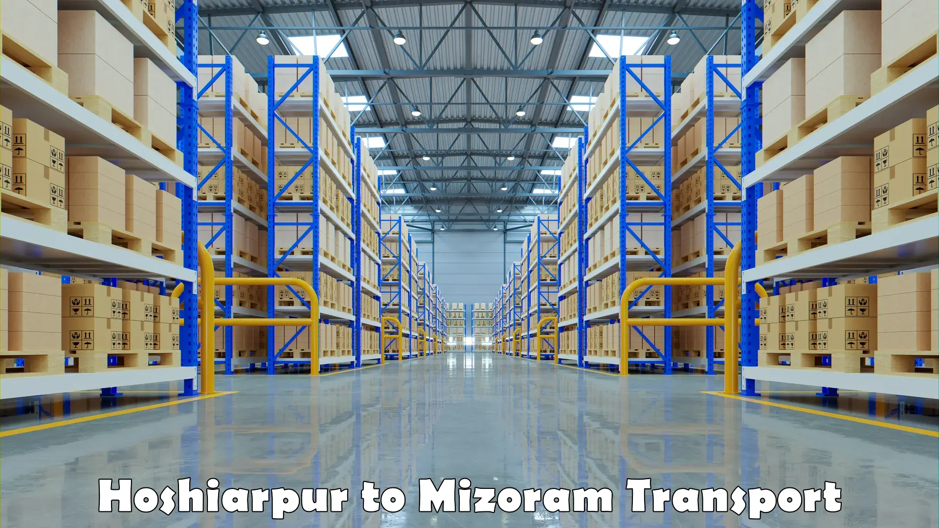 Shipping services Hoshiarpur to Mizoram