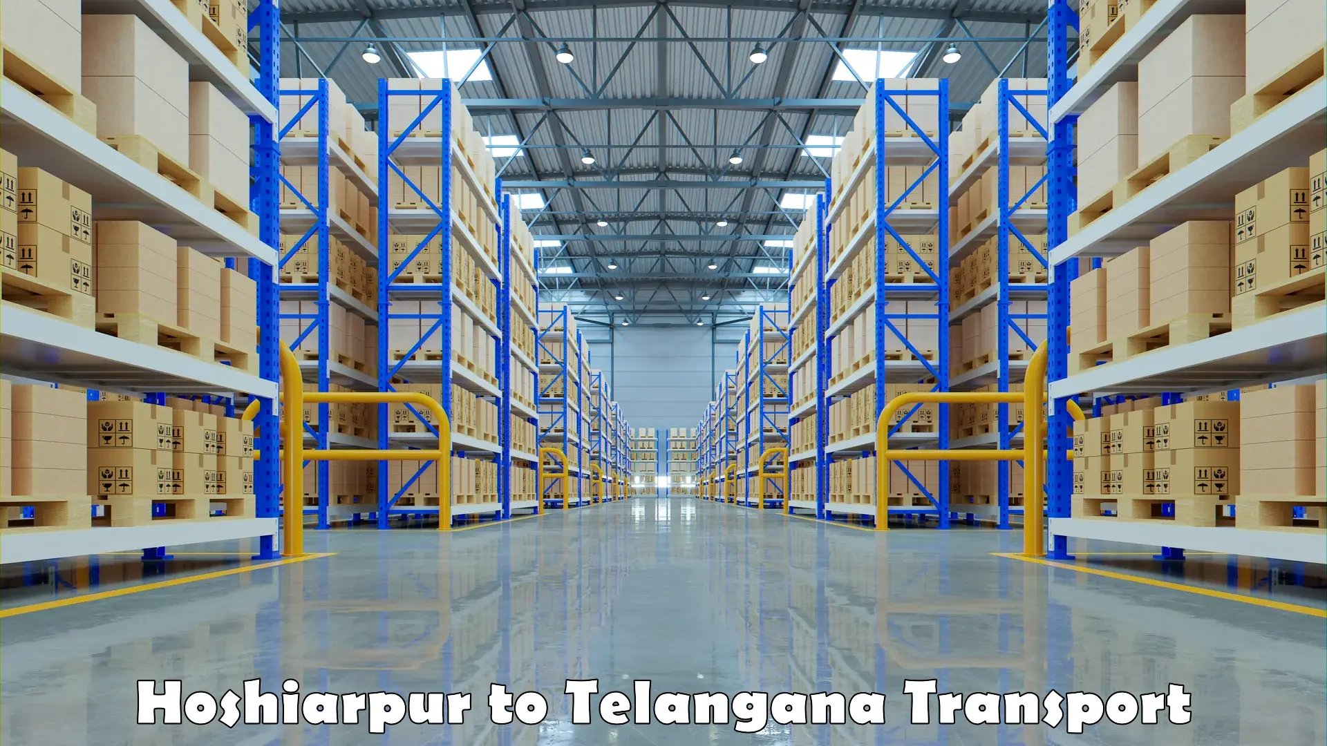 Part load transport service in India Hoshiarpur to Telangana