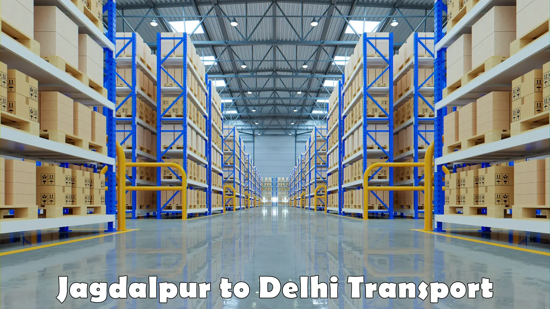 Two wheeler transport services Jagdalpur to Delhi