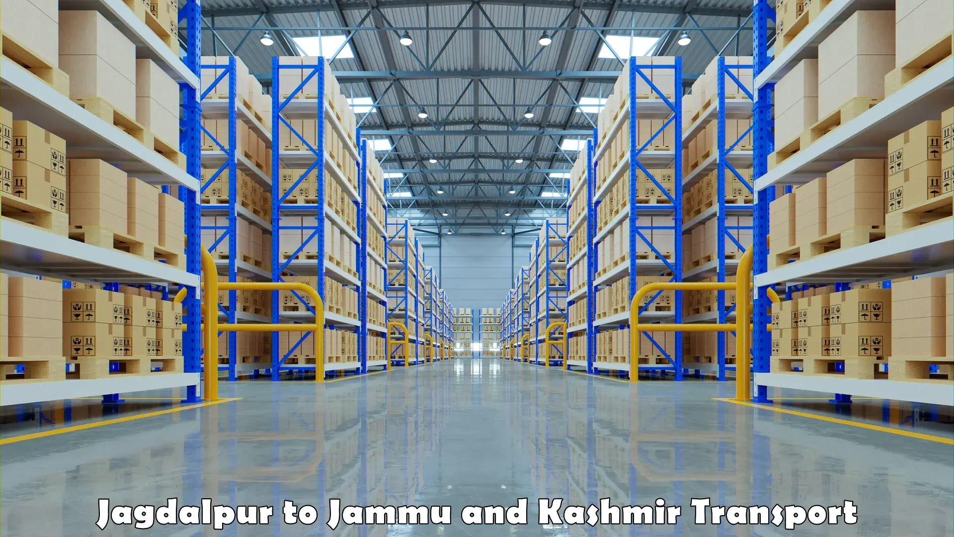 Cargo train transport services Jagdalpur to Jammu and Kashmir