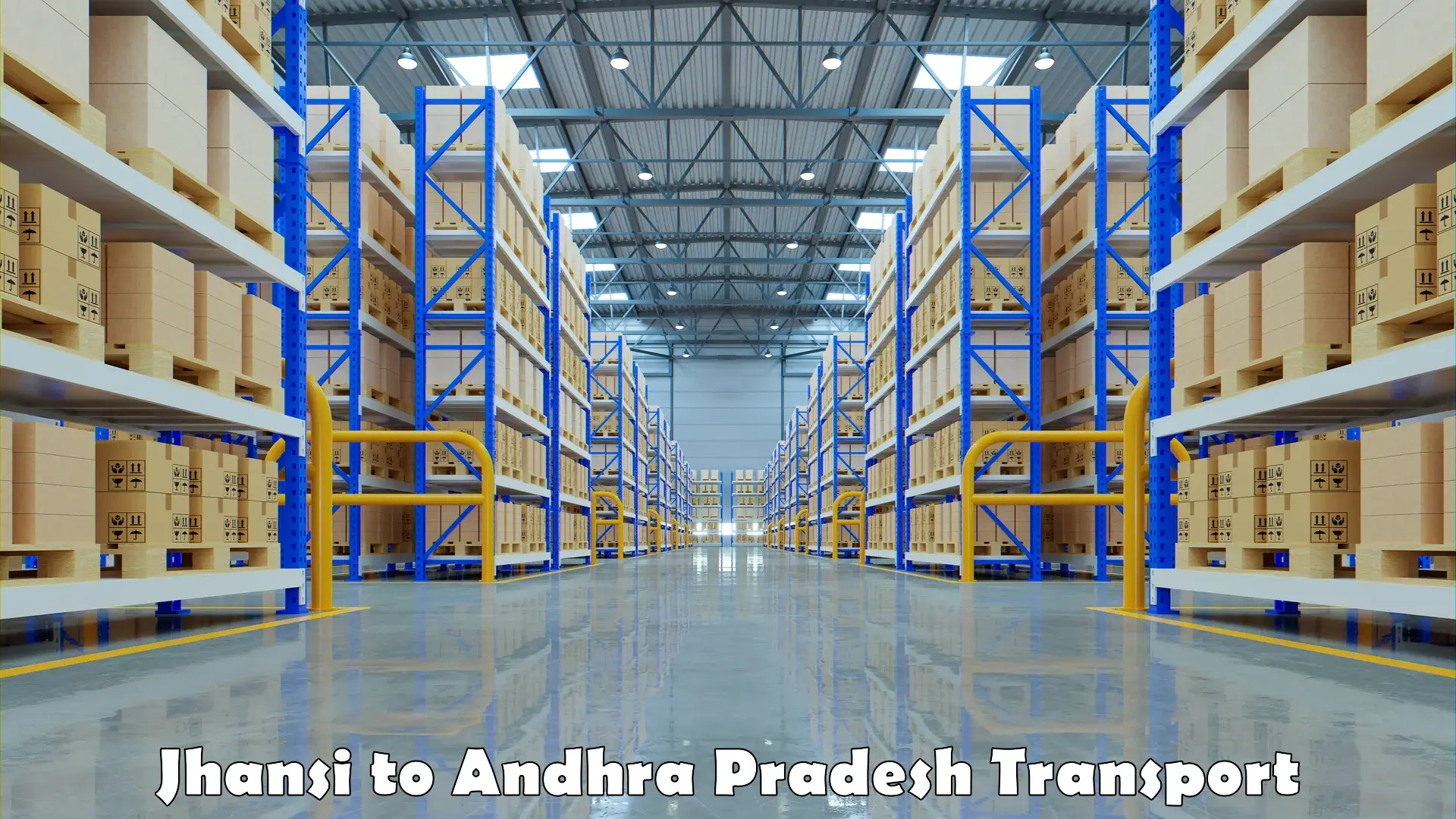 Package delivery services Jhansi to Andhra Pradesh
