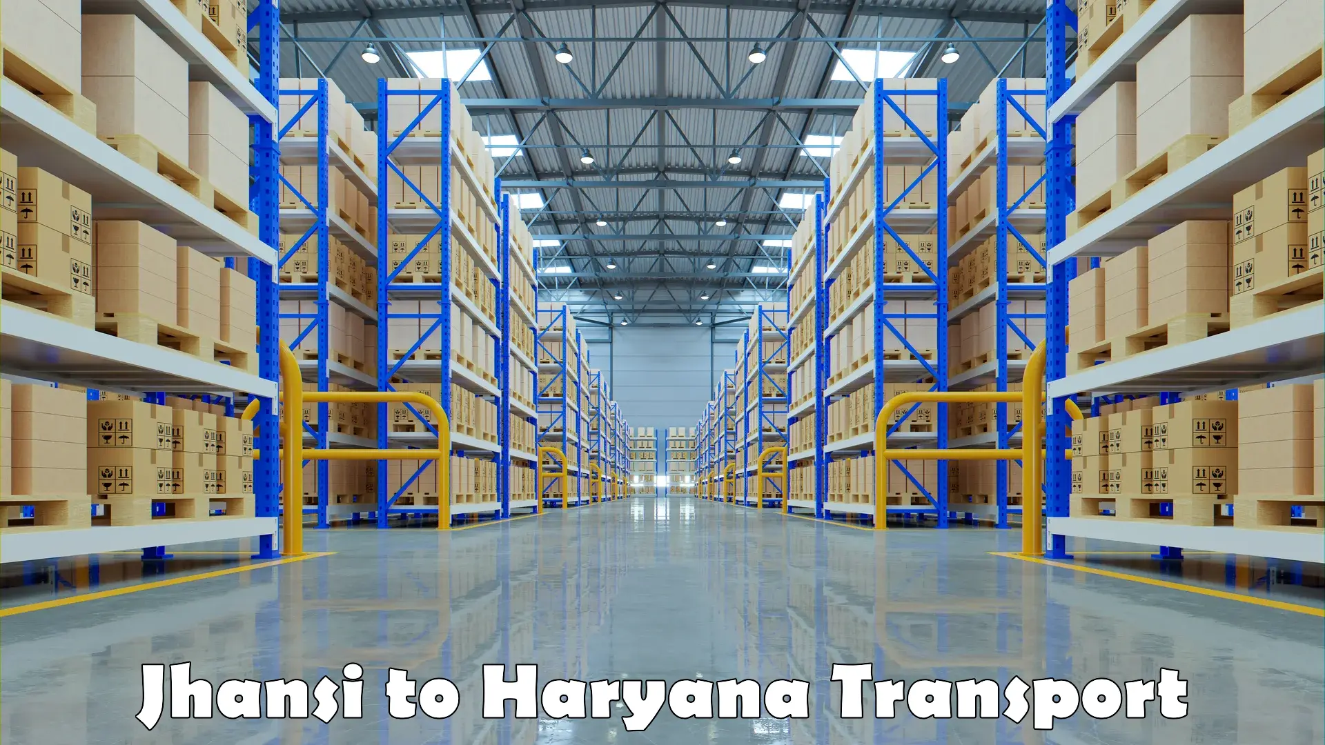 Material transport services Jhansi to Bhiwani