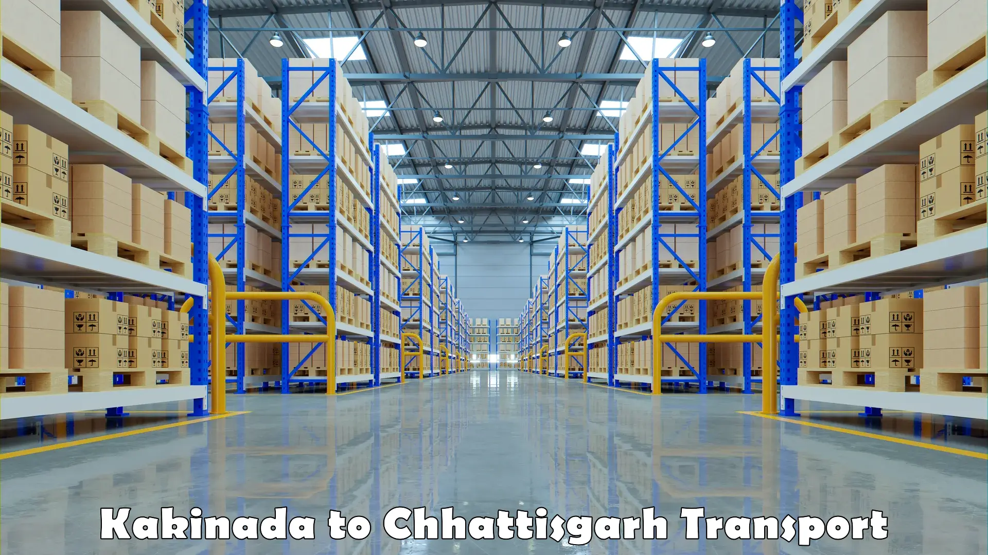 Container transportation services Kakinada to Raigarh
