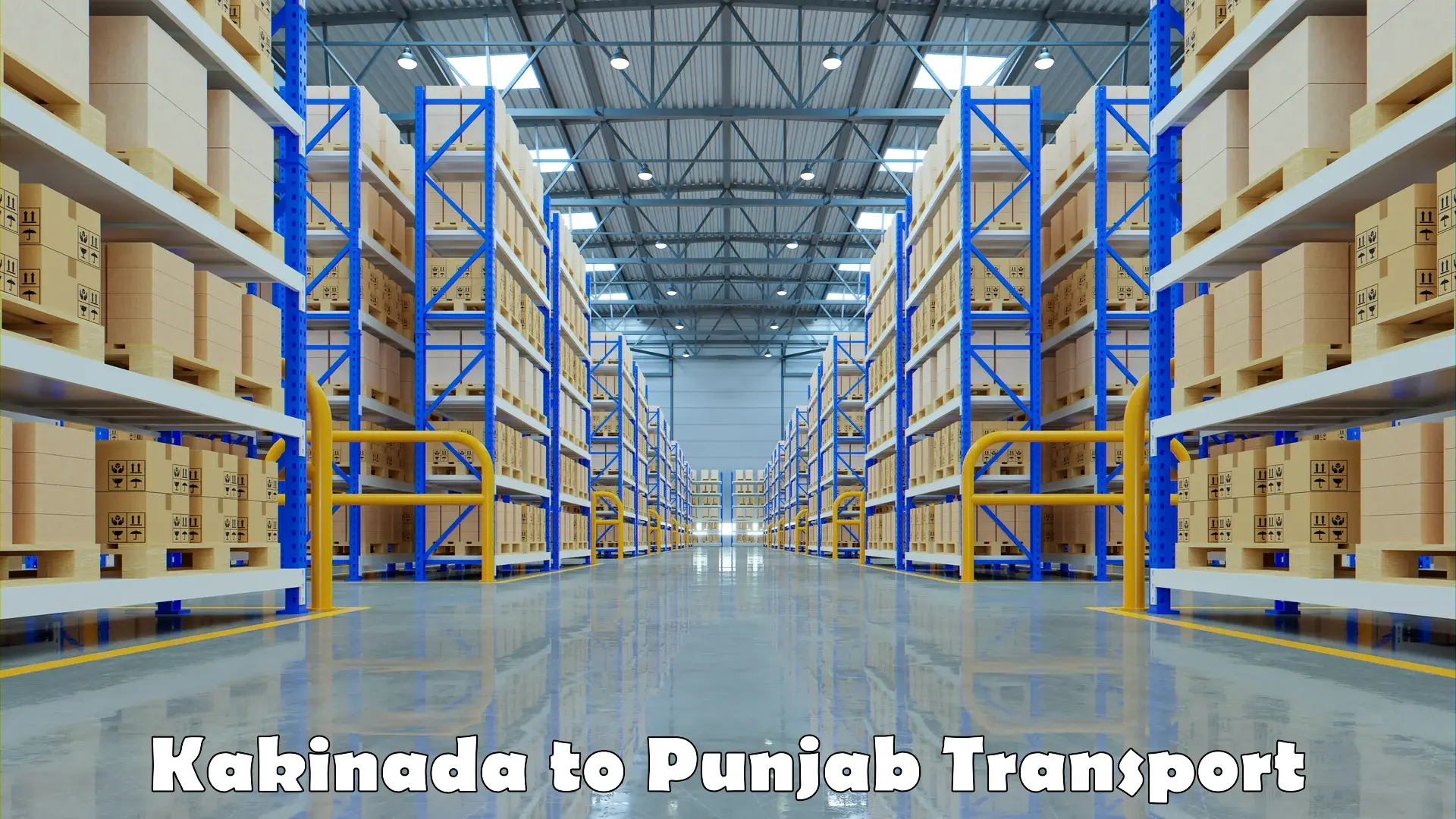 Shipping partner Kakinada to Punjab