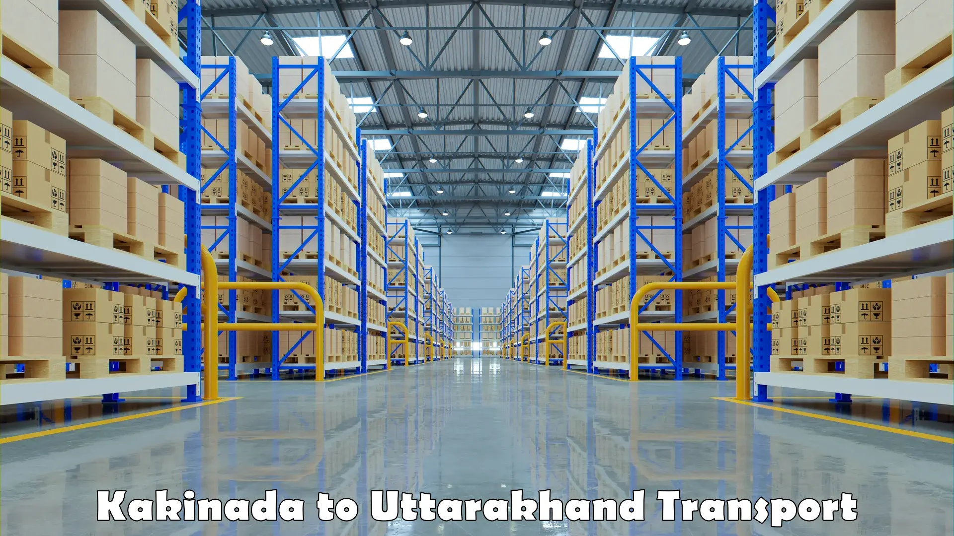 International cargo transportation services in Kakinada to Uttarakhand