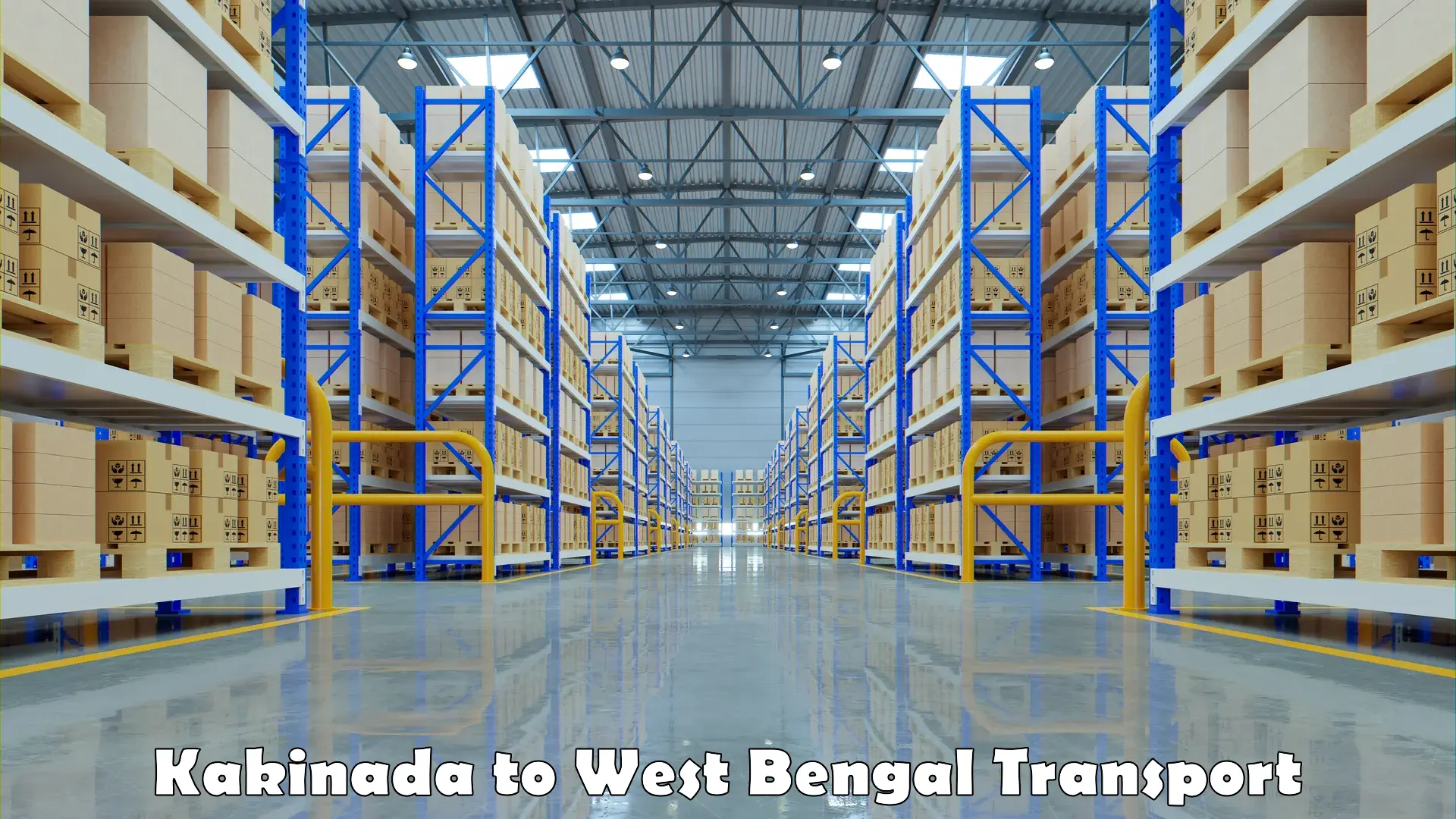 Furniture transport service Kakinada to West Bengal