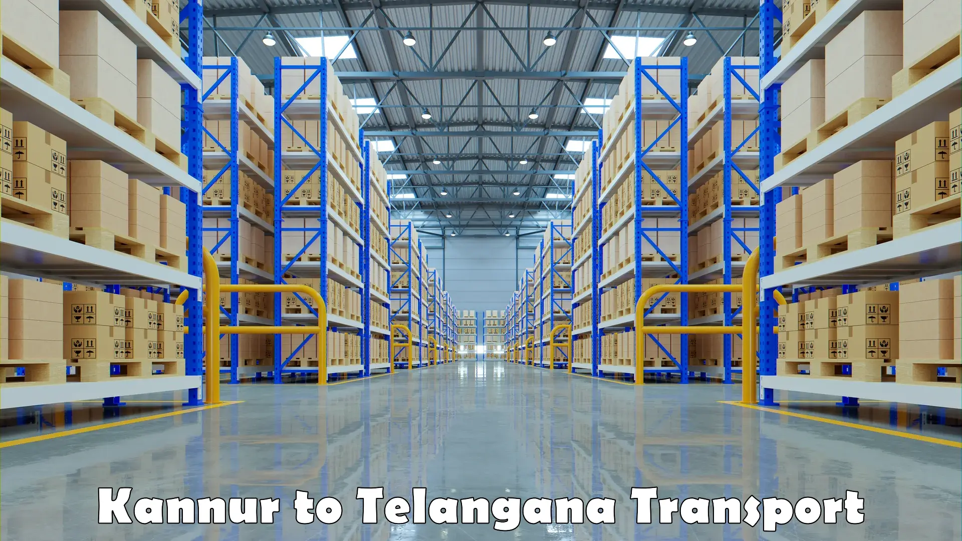Vehicle parcel service Kannur to Telangana