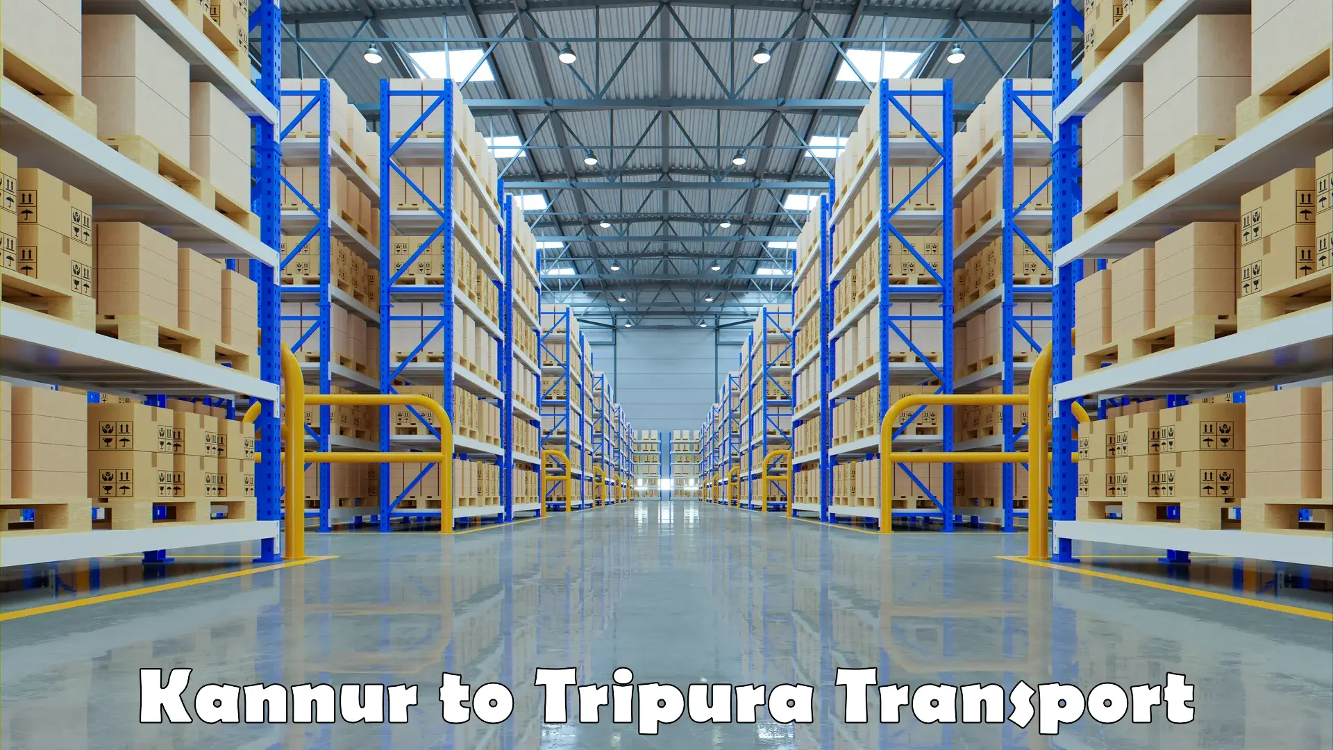 Domestic goods transportation services Kannur to Tripura