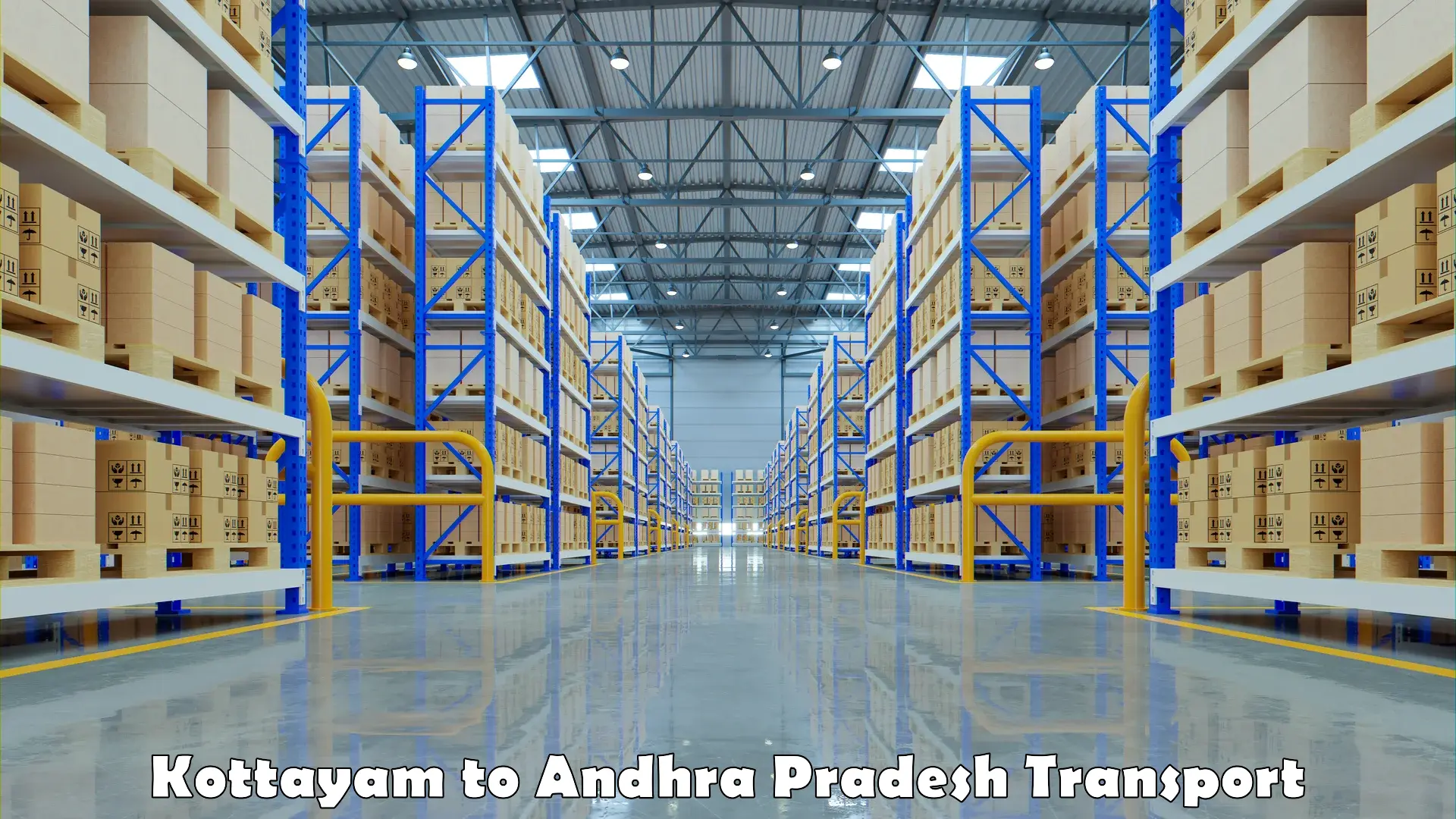 Cargo transport services Kottayam to Padmanabham Visakhapatnam