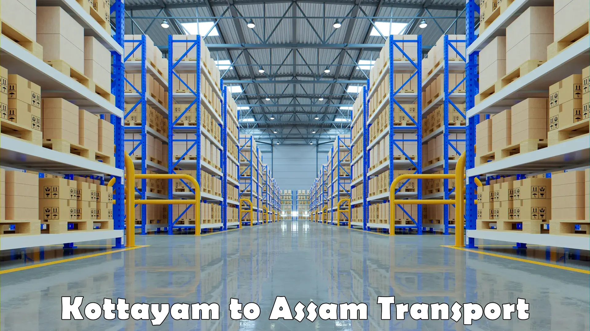 Commercial transport service Kottayam to Lumding