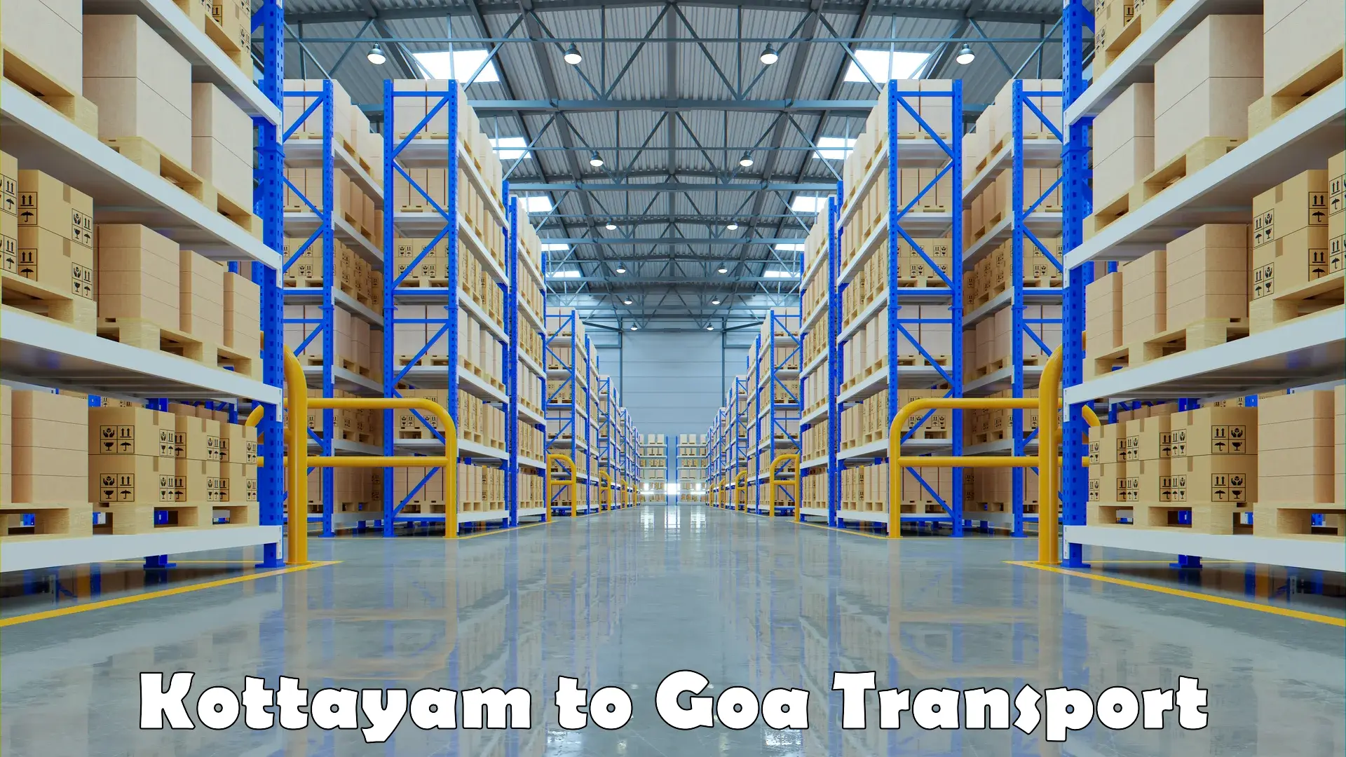 Road transport online services in Kottayam to South Goa