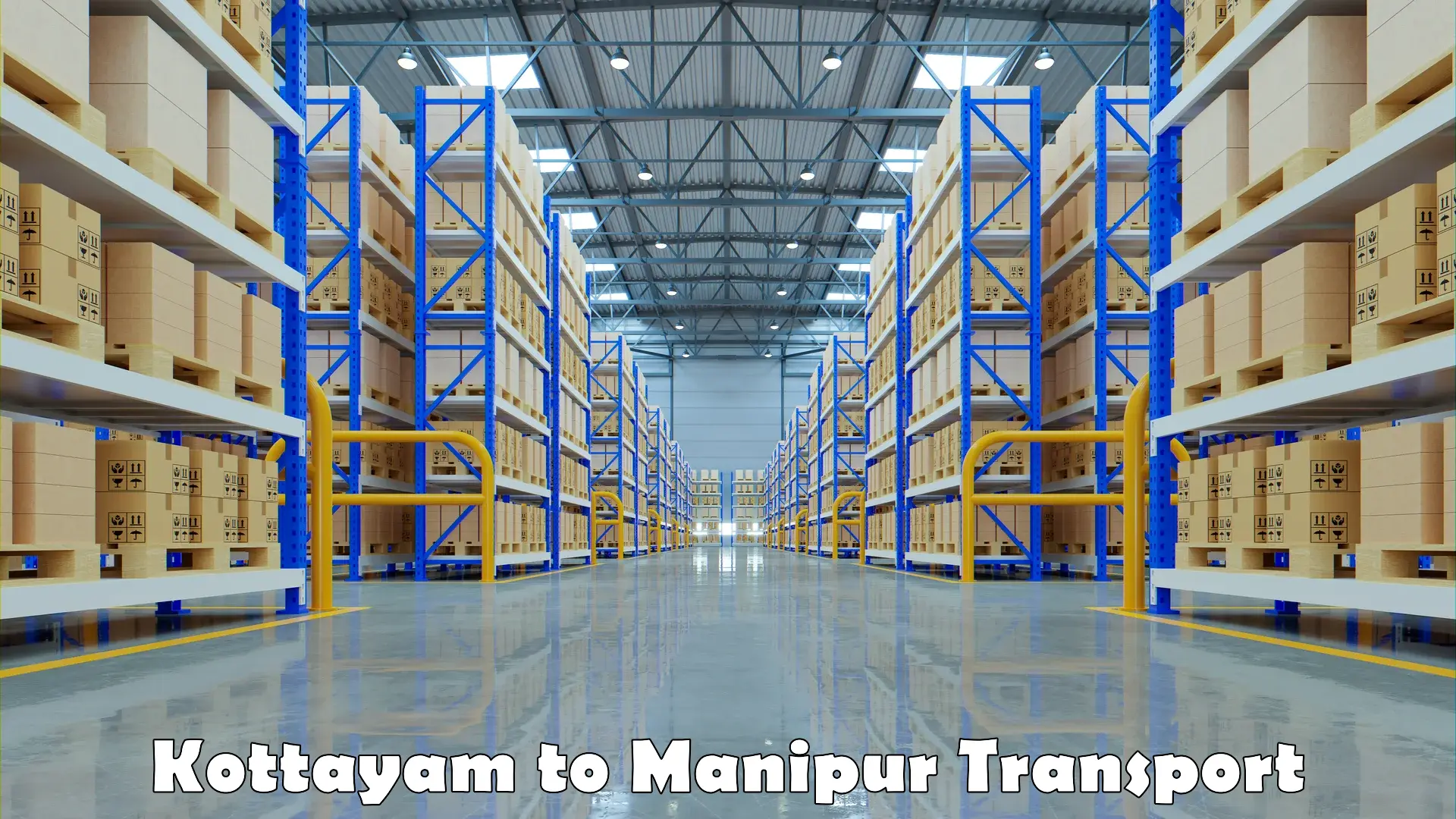 Interstate goods transport Kottayam to NIT Manipur