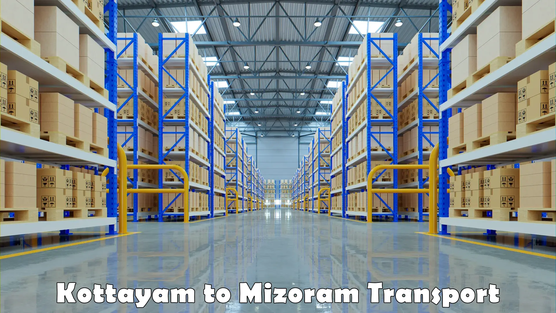 Nearest transport service Kottayam to Mizoram