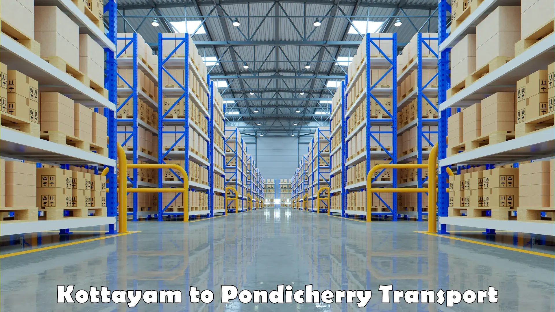 Container transportation services Kottayam to Pondicherry